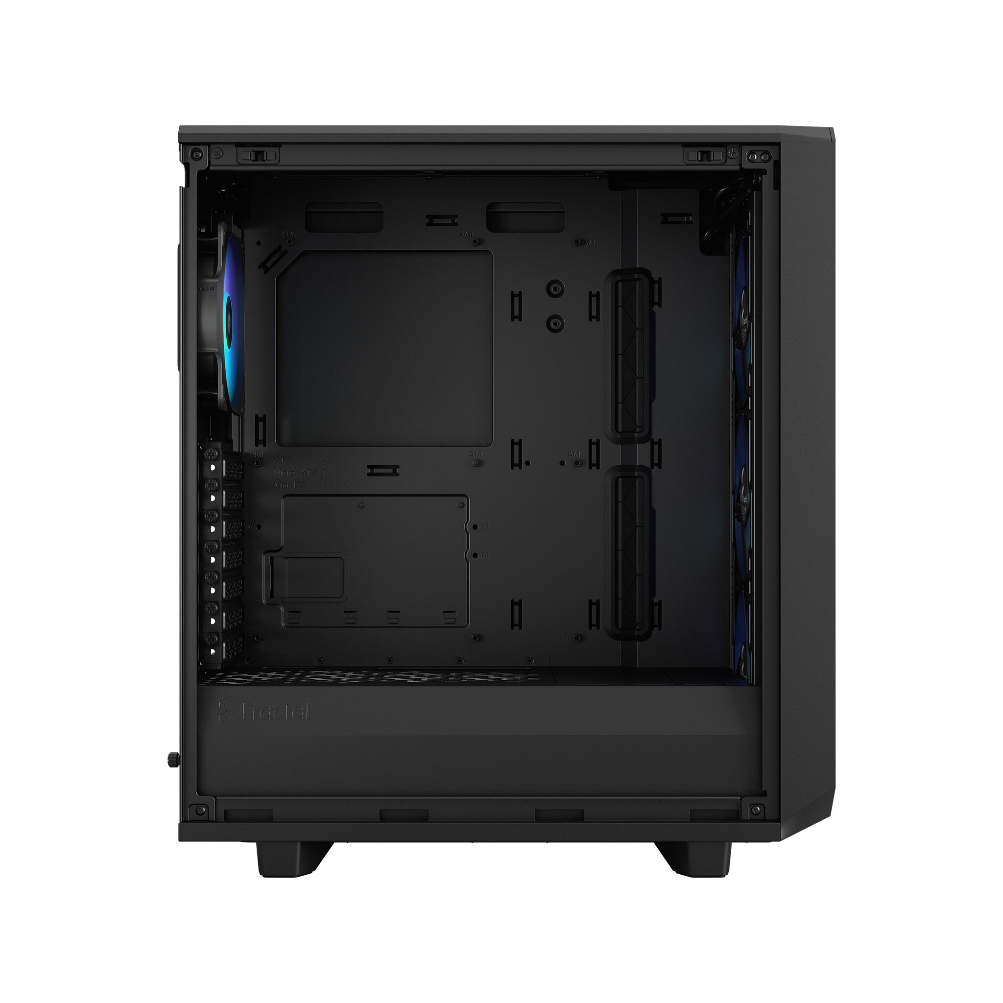 Fractal Design Meshify 2 Compact Lite RGB - ATX Mid Tower Case in Black