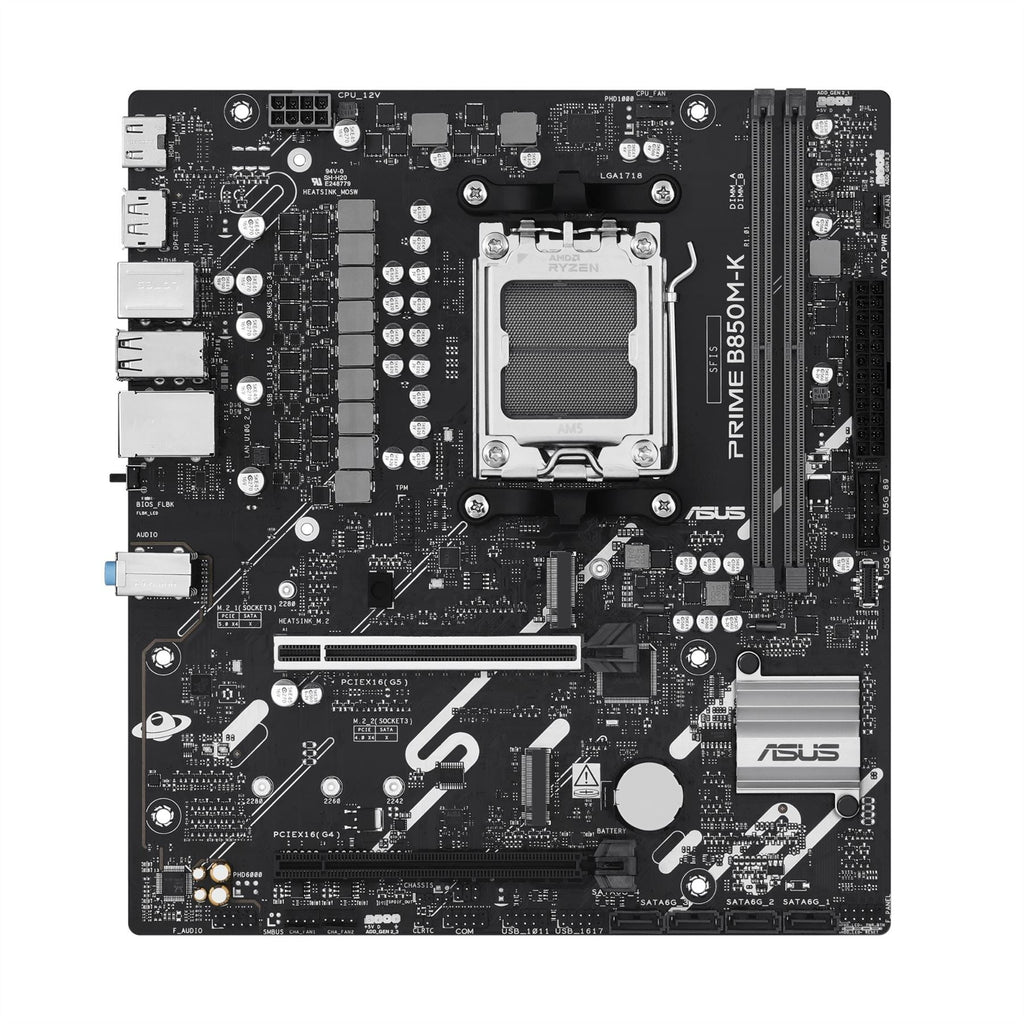 ASUS PRIME B850M-K micro ATX motherboard - AMD B850 Socket AM5