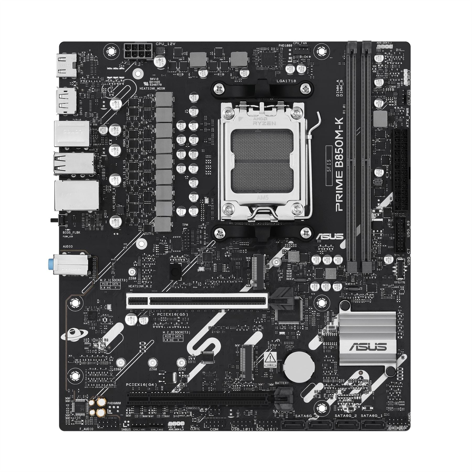 ASUS PRIME B850M-K micro ATX motherboard - AMD B850 Socket AM5
