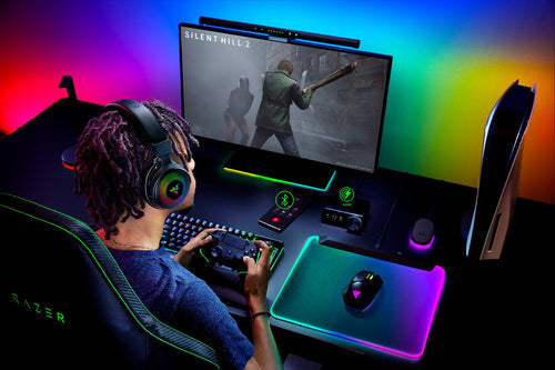 Razer Kraken V4 Pro - USB Type-A Wired & Wireless Bluetooth Gaming Headset in Black