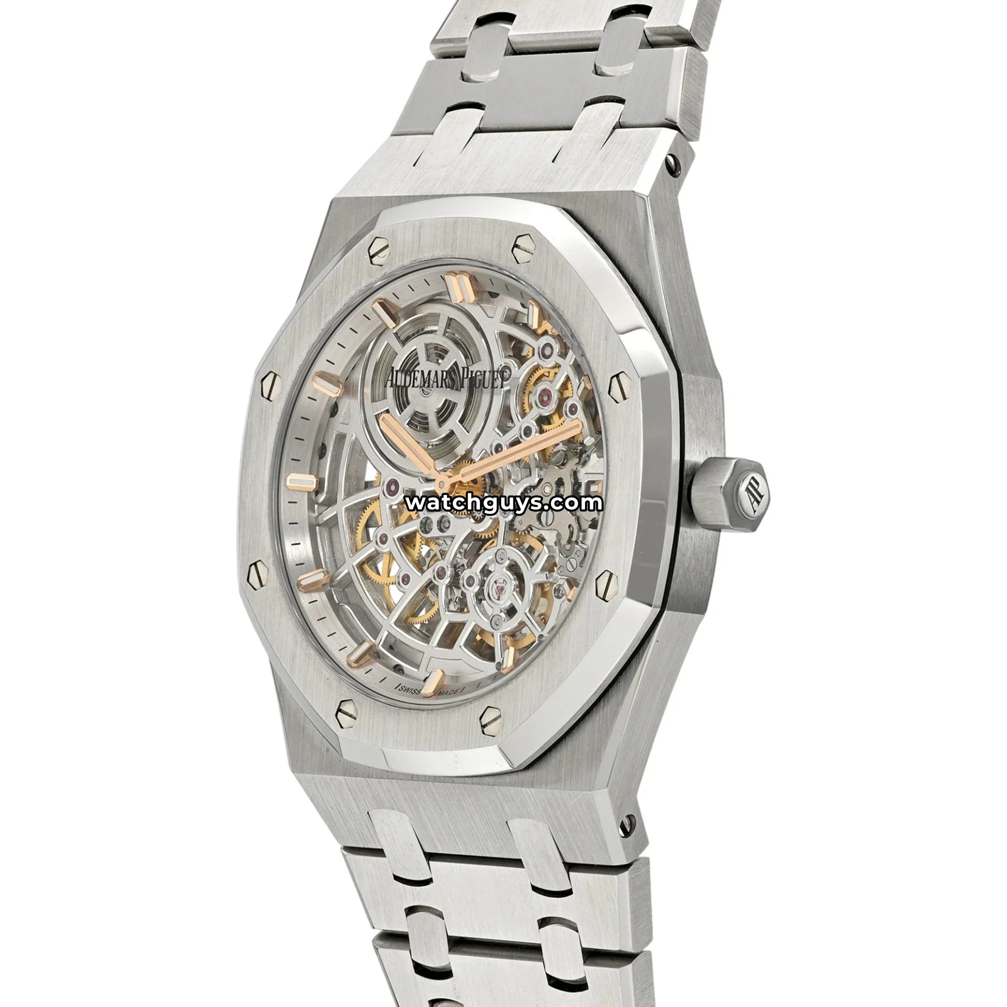 Audemars Piguet Royal Oak "Jumbo" 16204ST.OO.1240ST.01 "50th Anniversary" Openworked