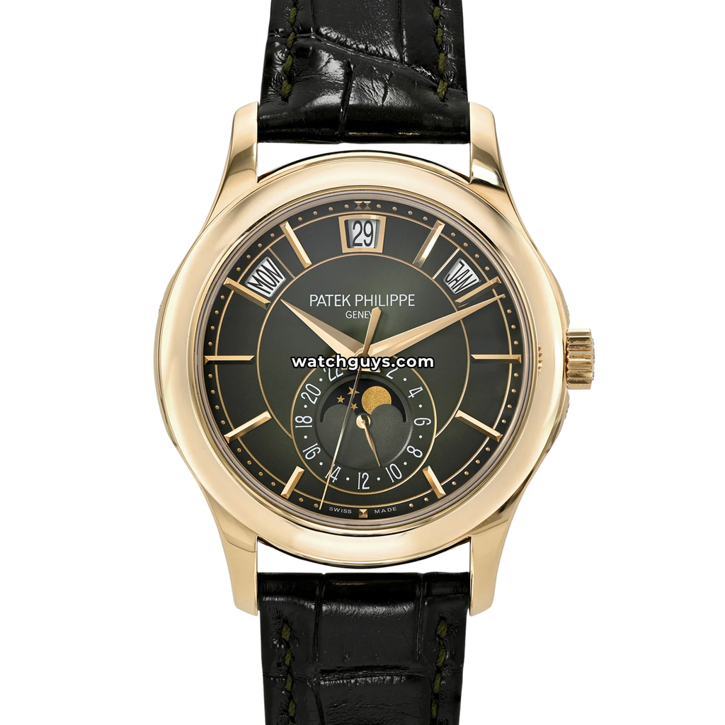Patek Philippe Annual Calendar 5205R-011 Olive Green Sunburst
