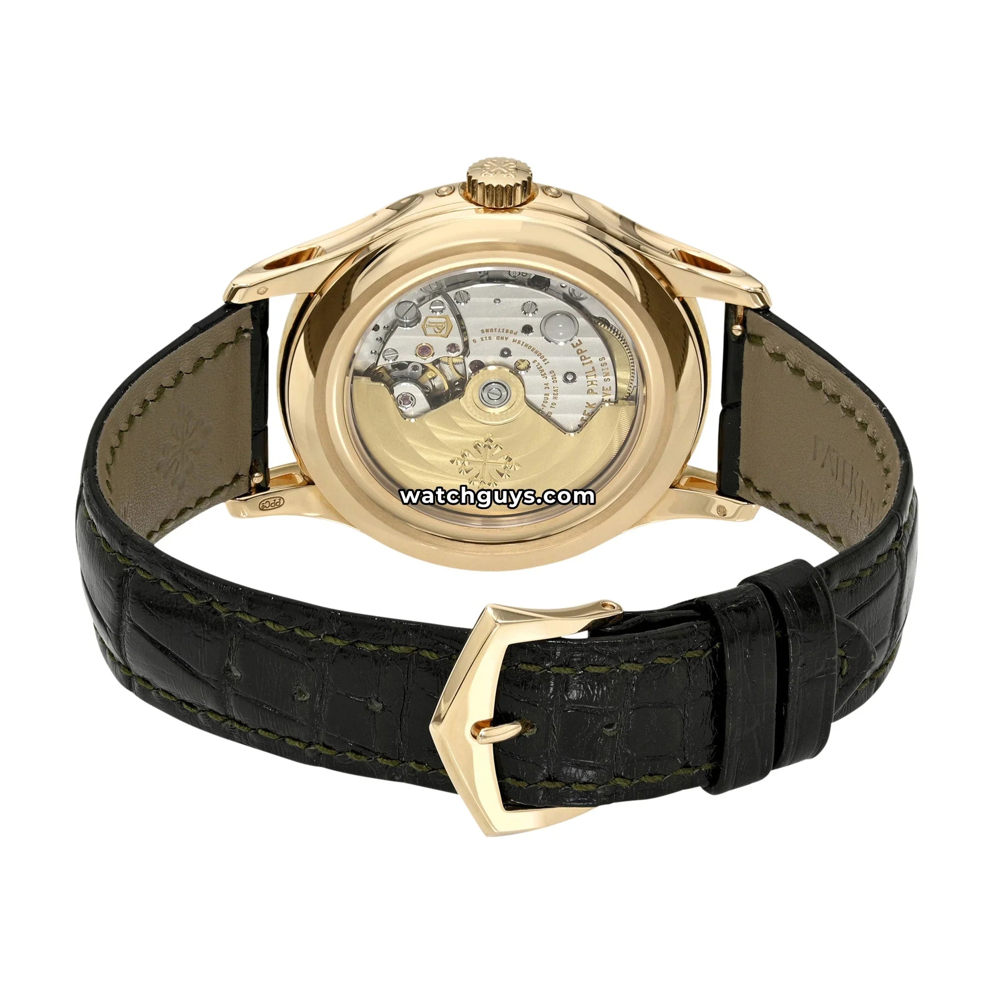 Patek Philippe Annual Calendar 5205R-011 Olive Green Sunburst