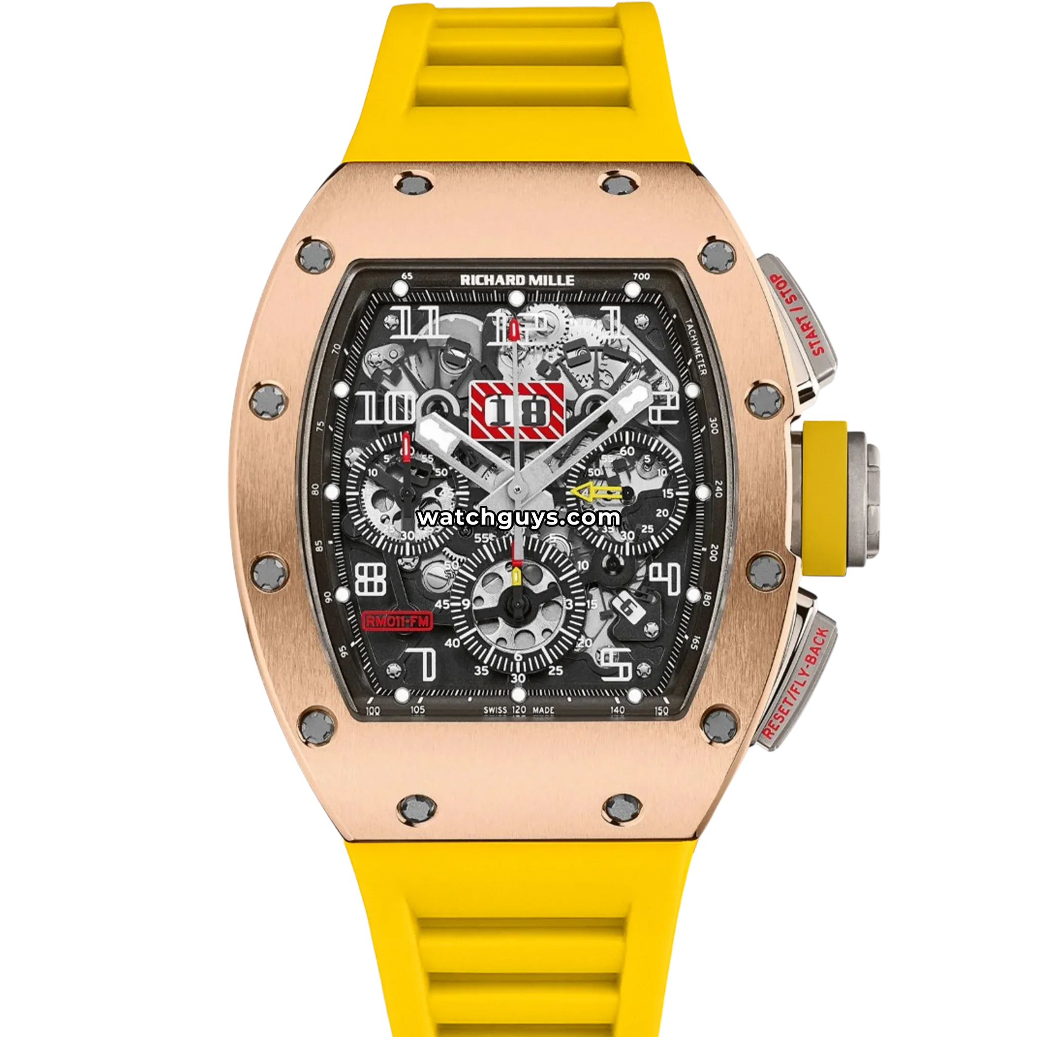 Richard Mille RM 011 Felipe Massa Chronograph Rose Gold
