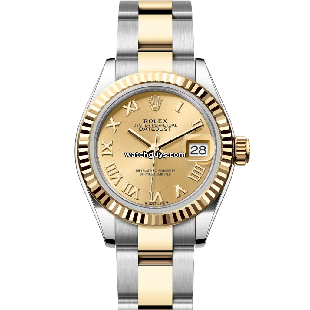 Rolex Datejust 279173 Champagne Roman Oyster