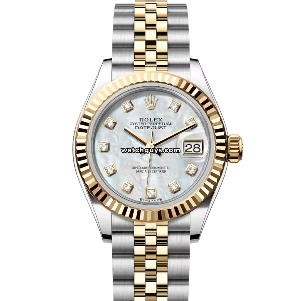 Rolex Datejust 279173 Mother of Pearl Diamond Two Tone Jubilee