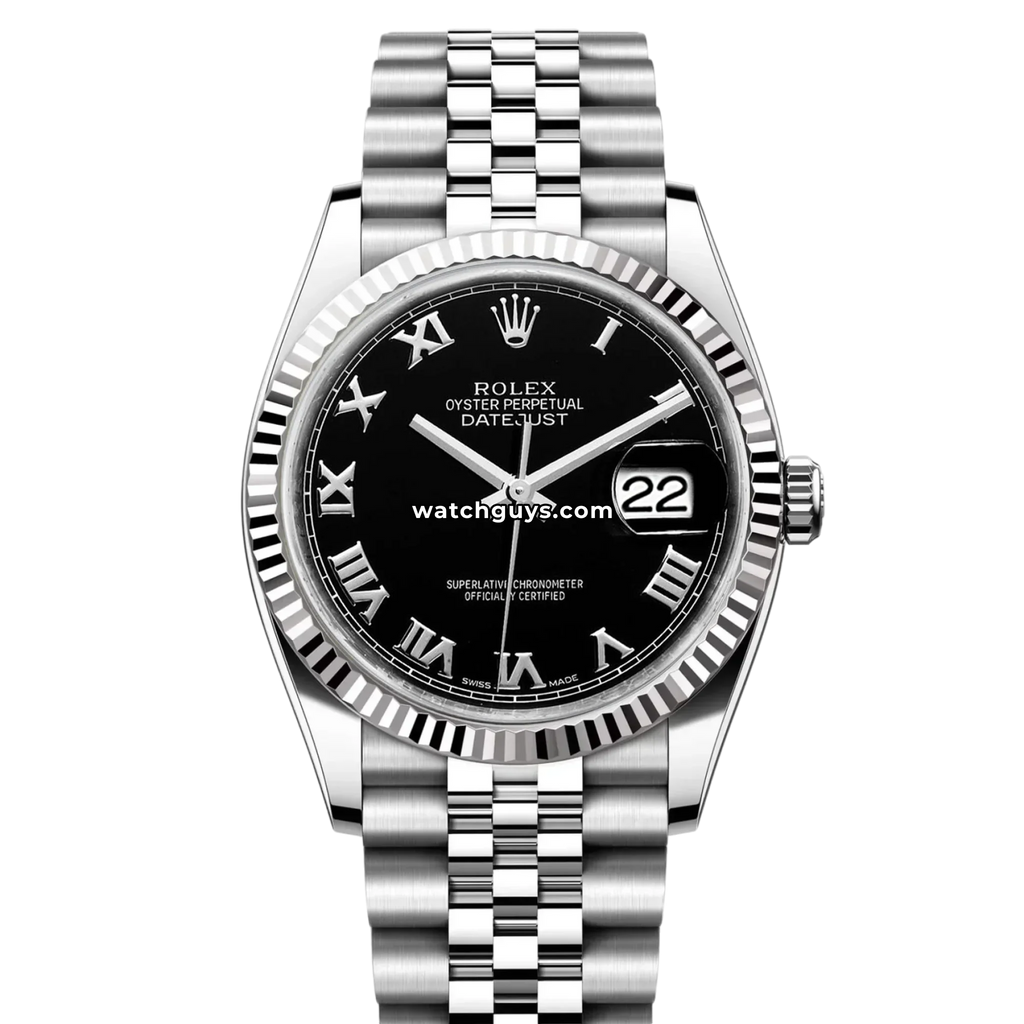 Rolex Datejust 116234 Black Roman Jubilee