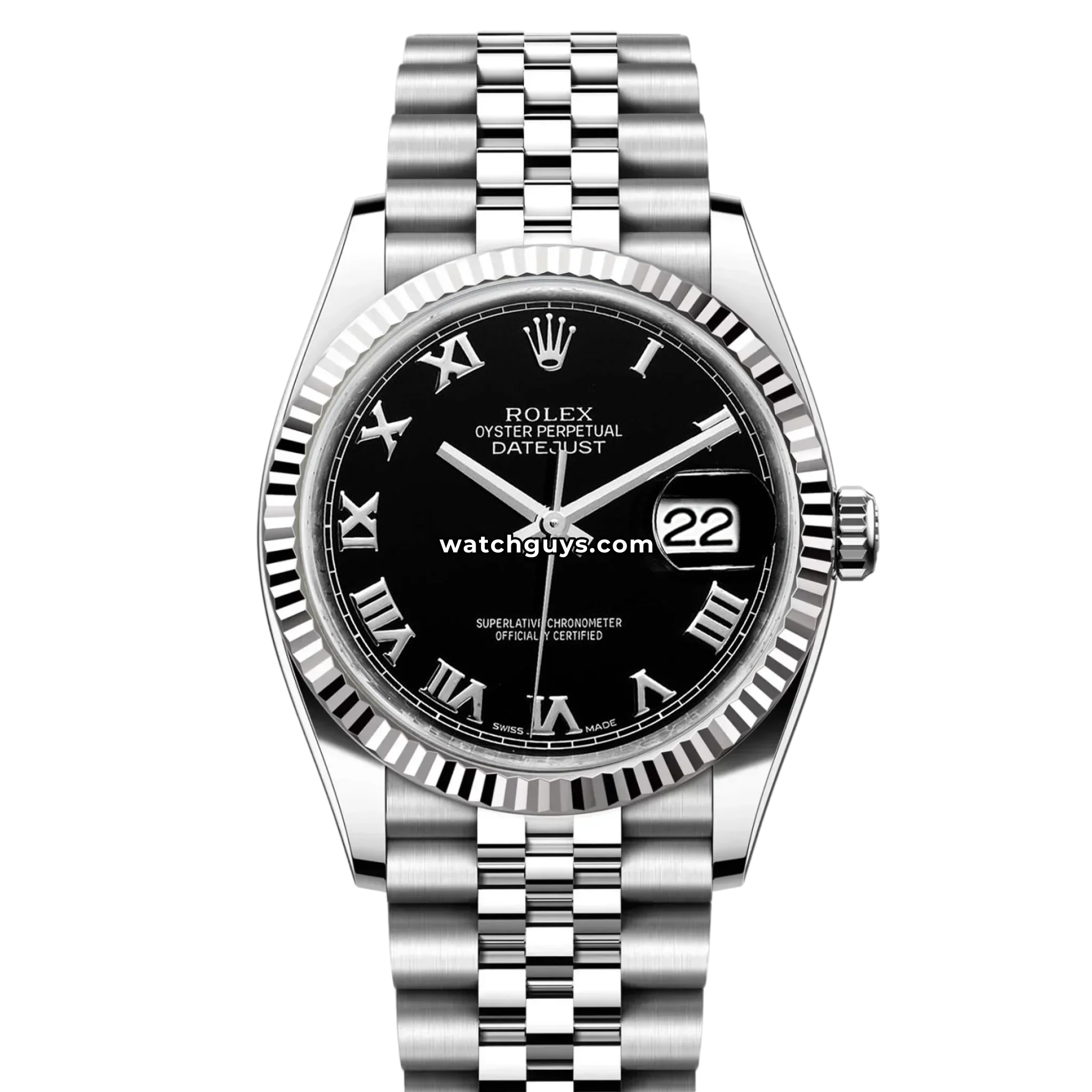 Rolex Datejust 116234 Black Roman Jubilee