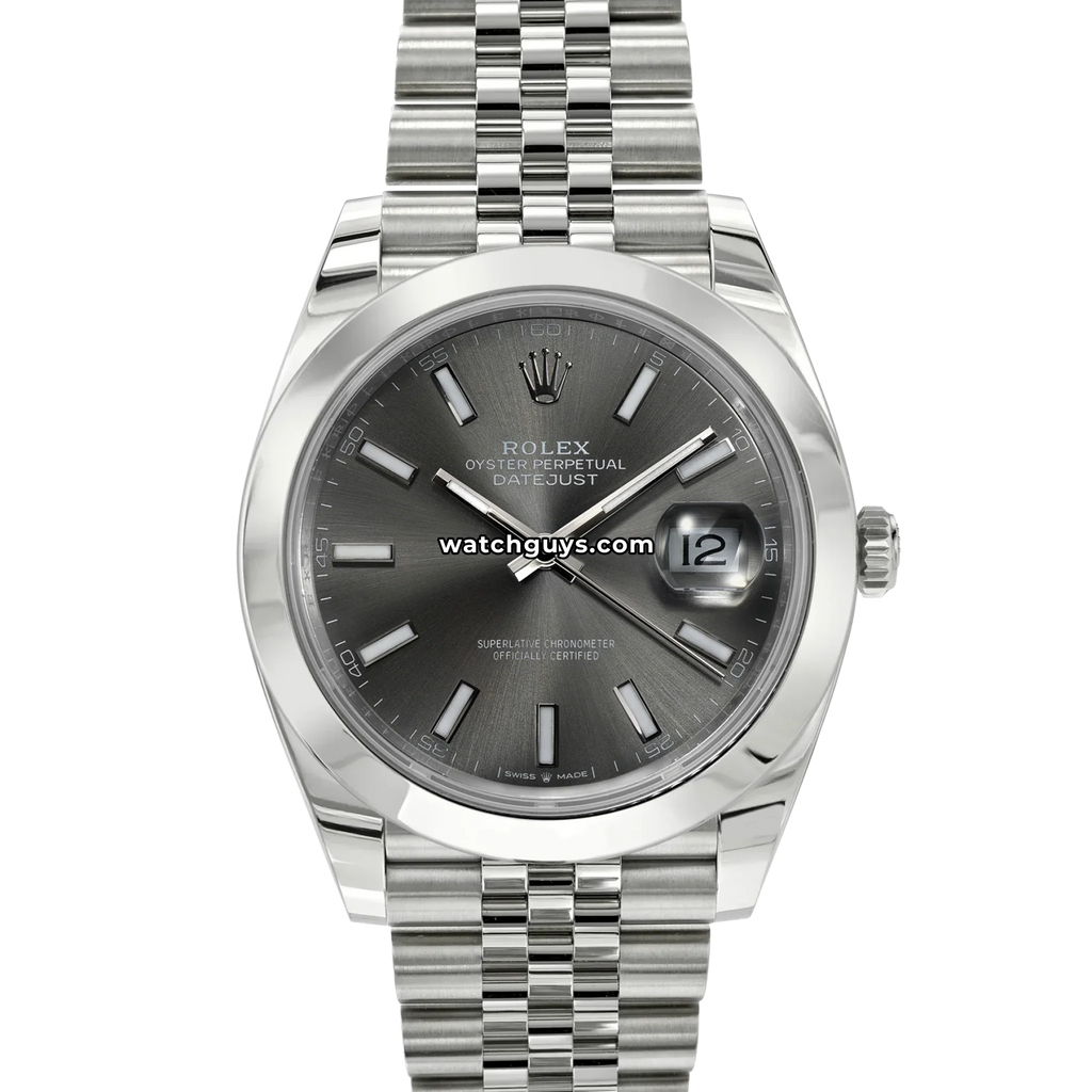 Rolex Datejust 126300 Rhodium Jubilee