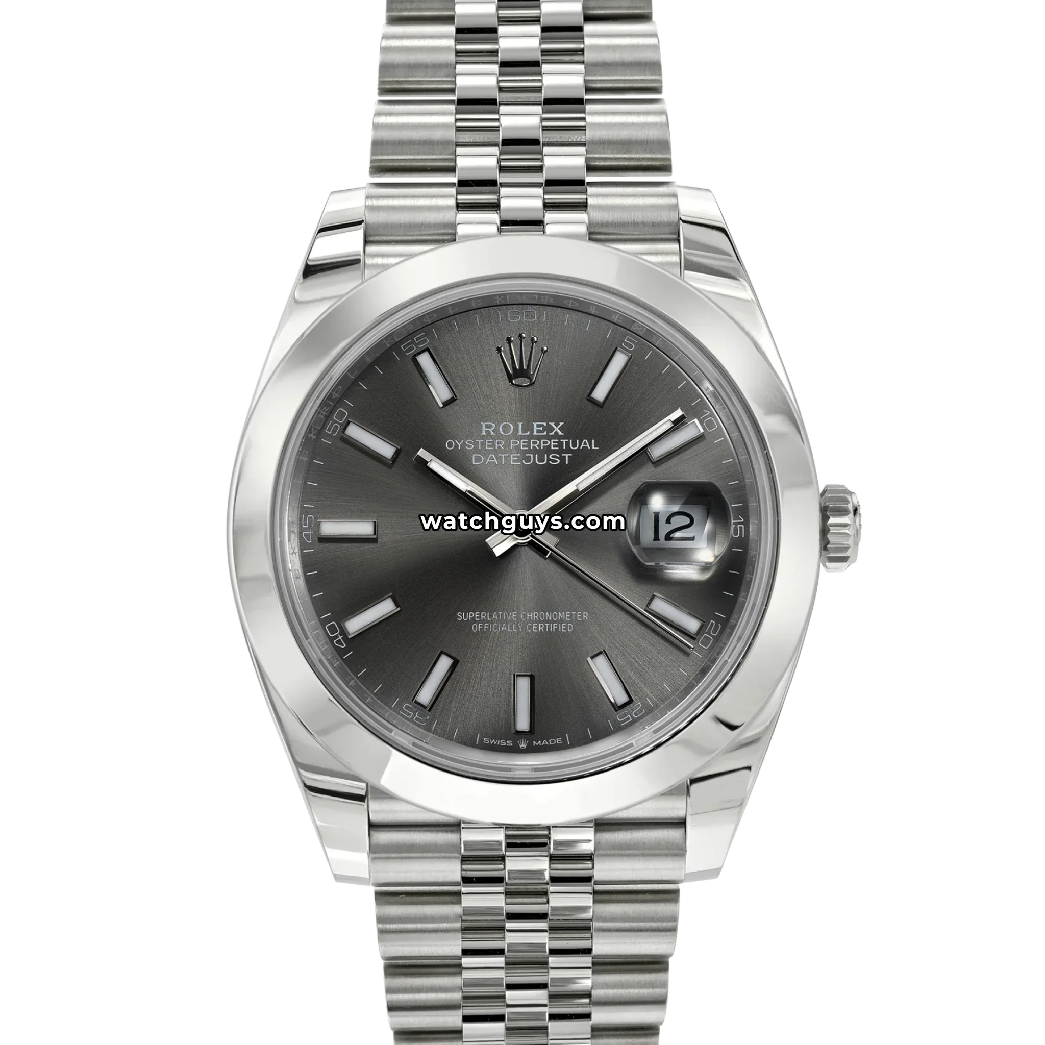 Rolex Datejust 126300 Rhodium Jubilee