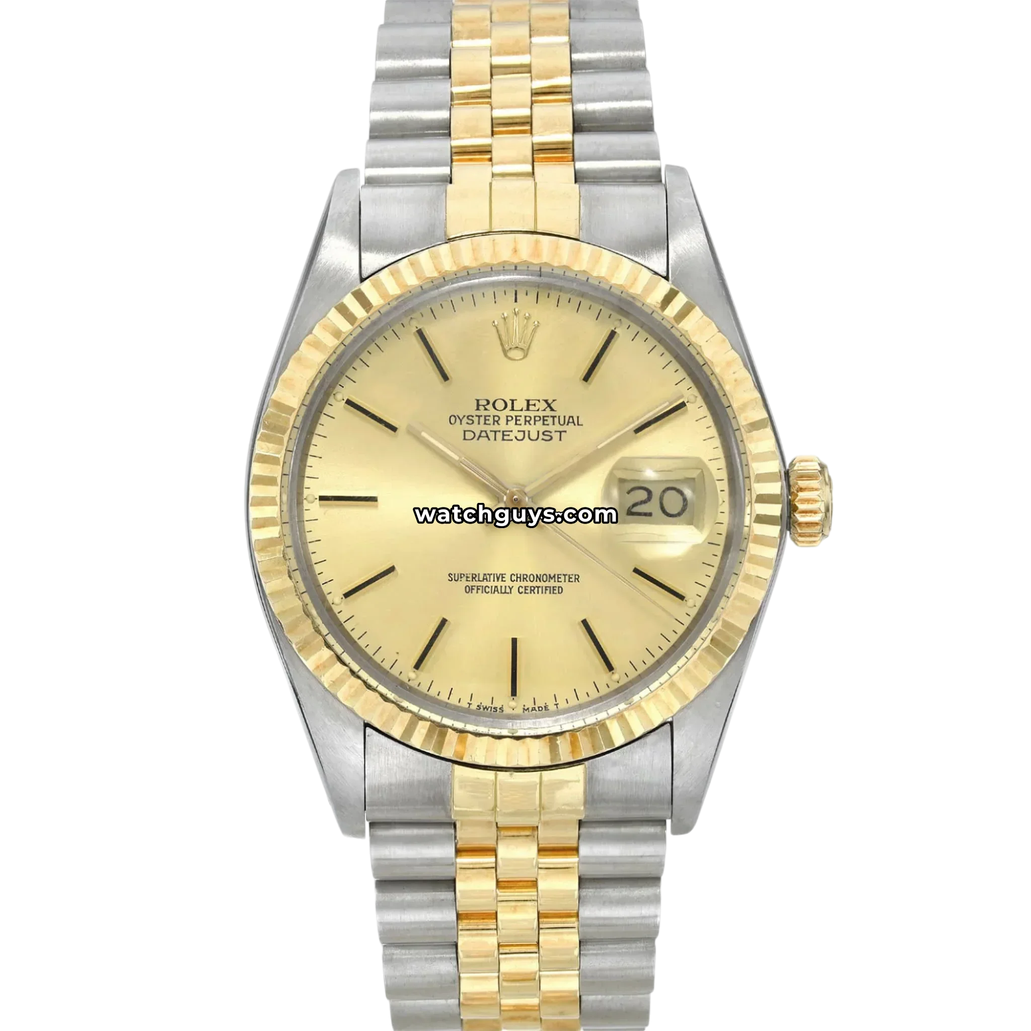 Rolex Datejust 16233 Champagne Index