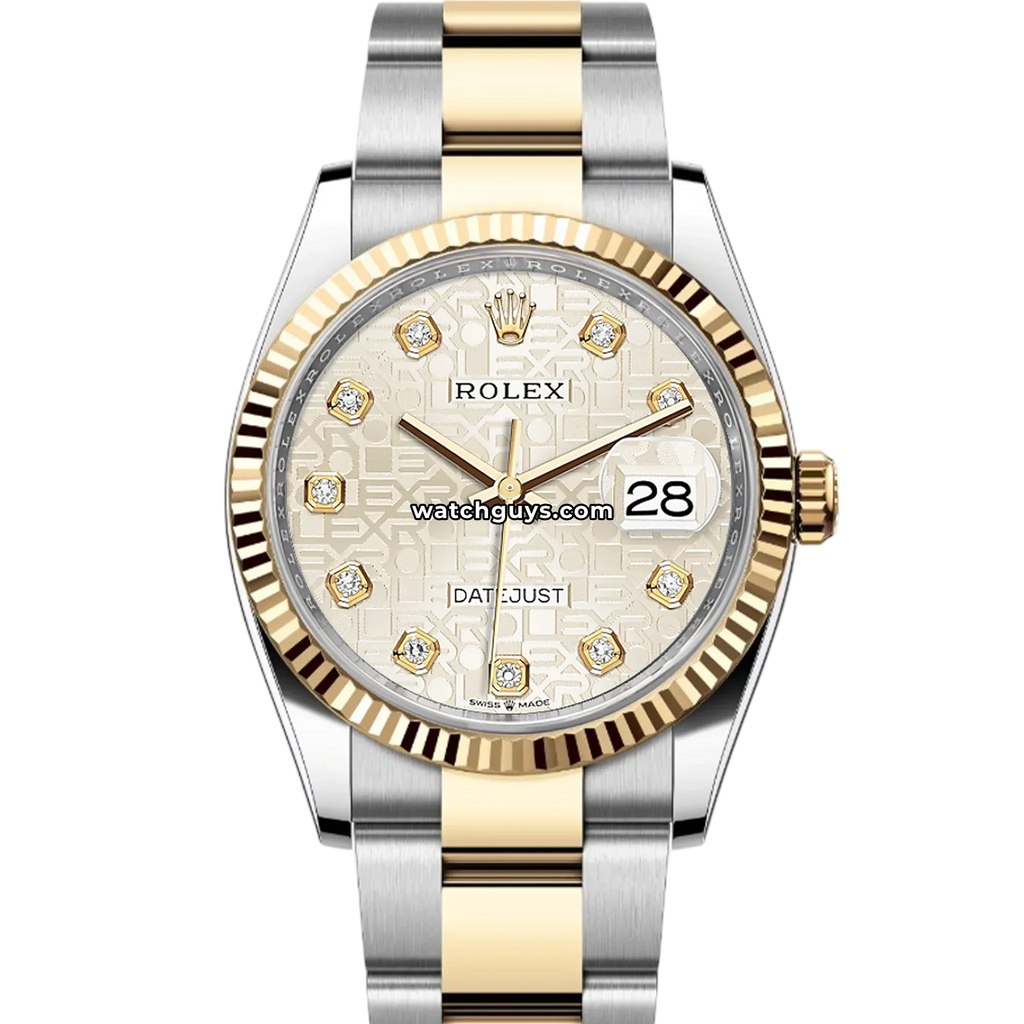 Rolex Datejust 126233 Silver Jubilee Diamond Dial Oyster
