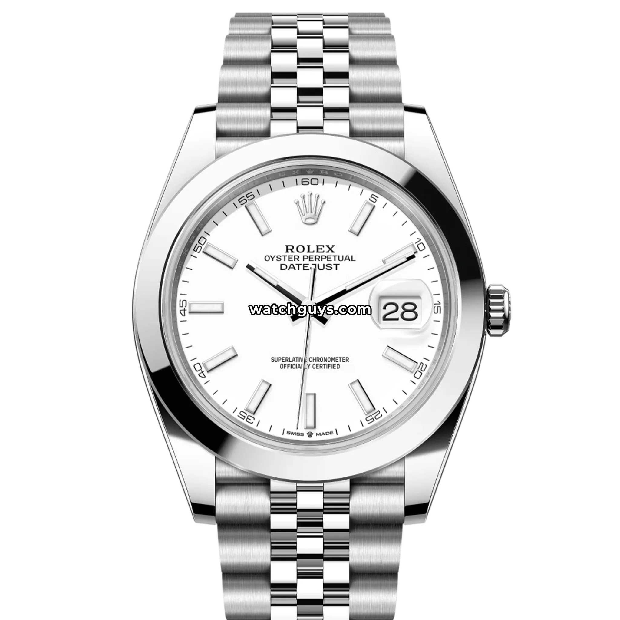 Rolex Datejust 126300 White Jubilee