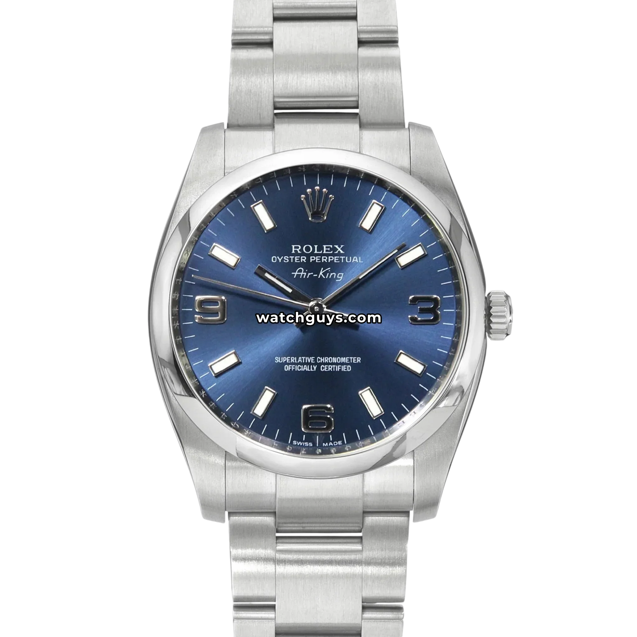 Rolex Air King 114200 Blue Oyster