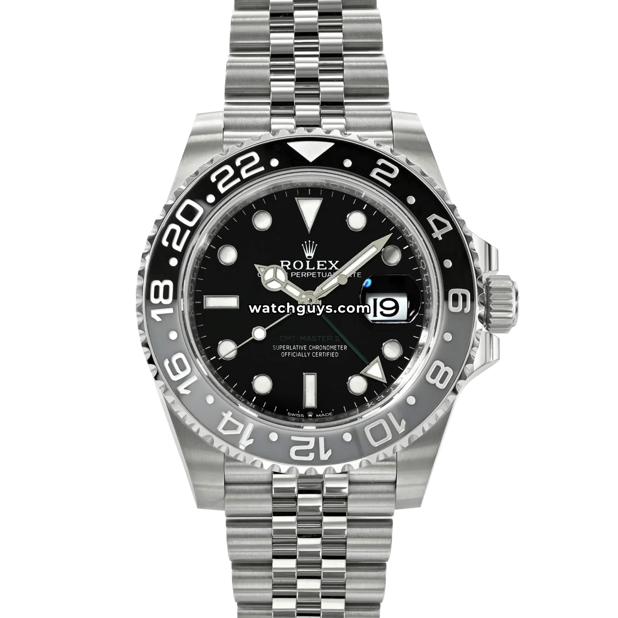 Rolex GMT-Master II 126710GRNR Bruce Wayne Stainless Steel Jubilee