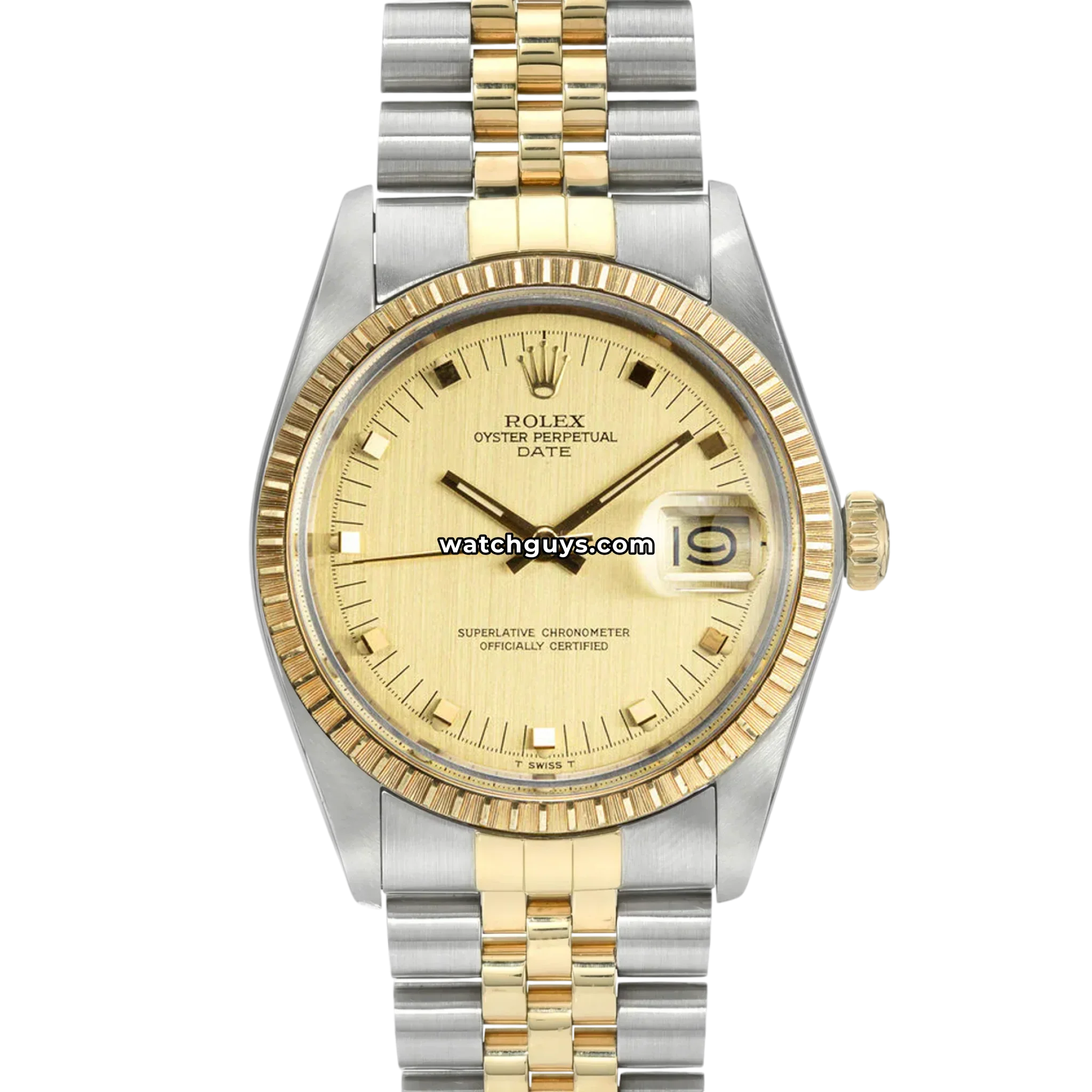 Rolex Date 1505 Champagne Jubilee