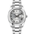 Rolex Datejust 116200 Silver Roman Oyster