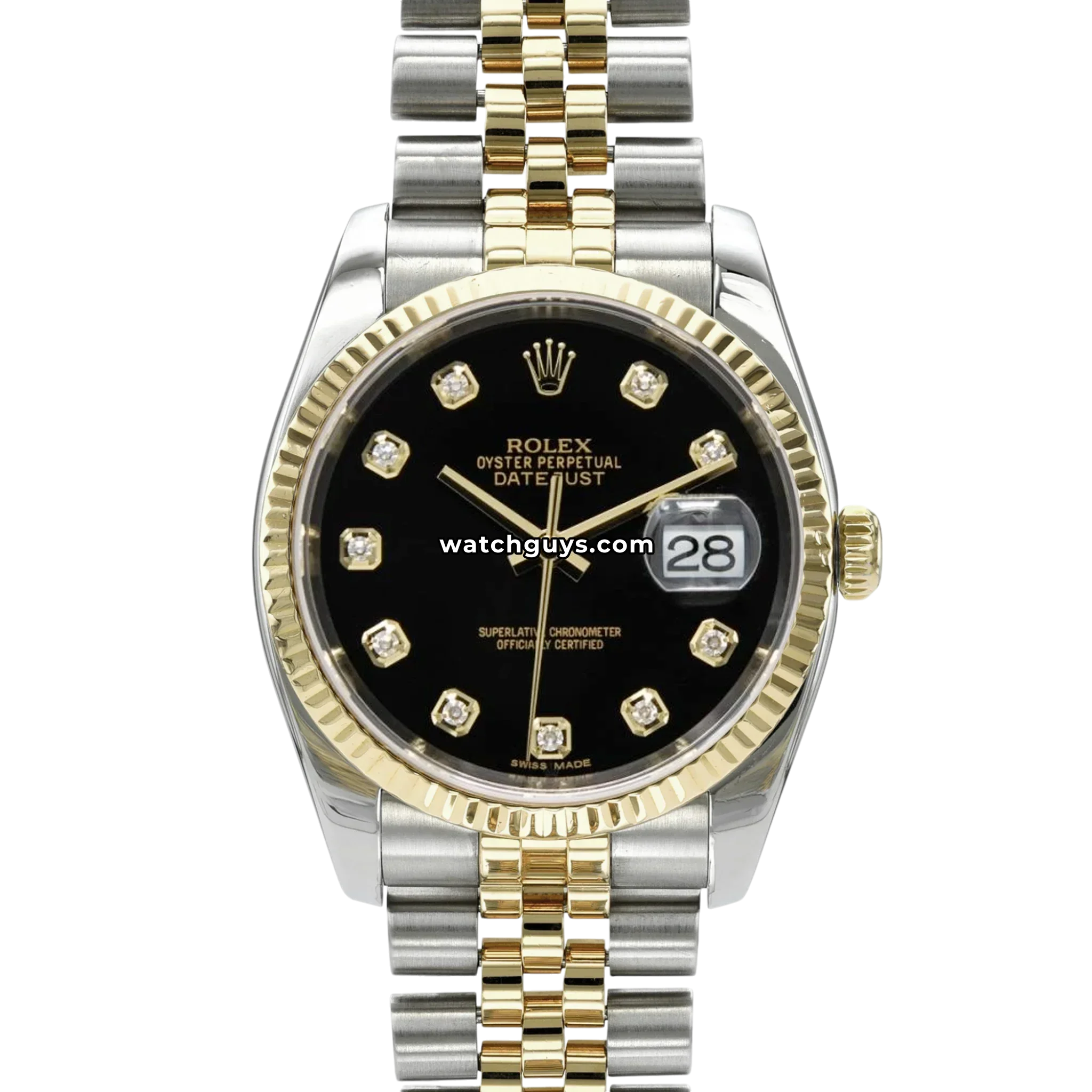 Rolex Datejust 116233 Black Diamond Jubilee