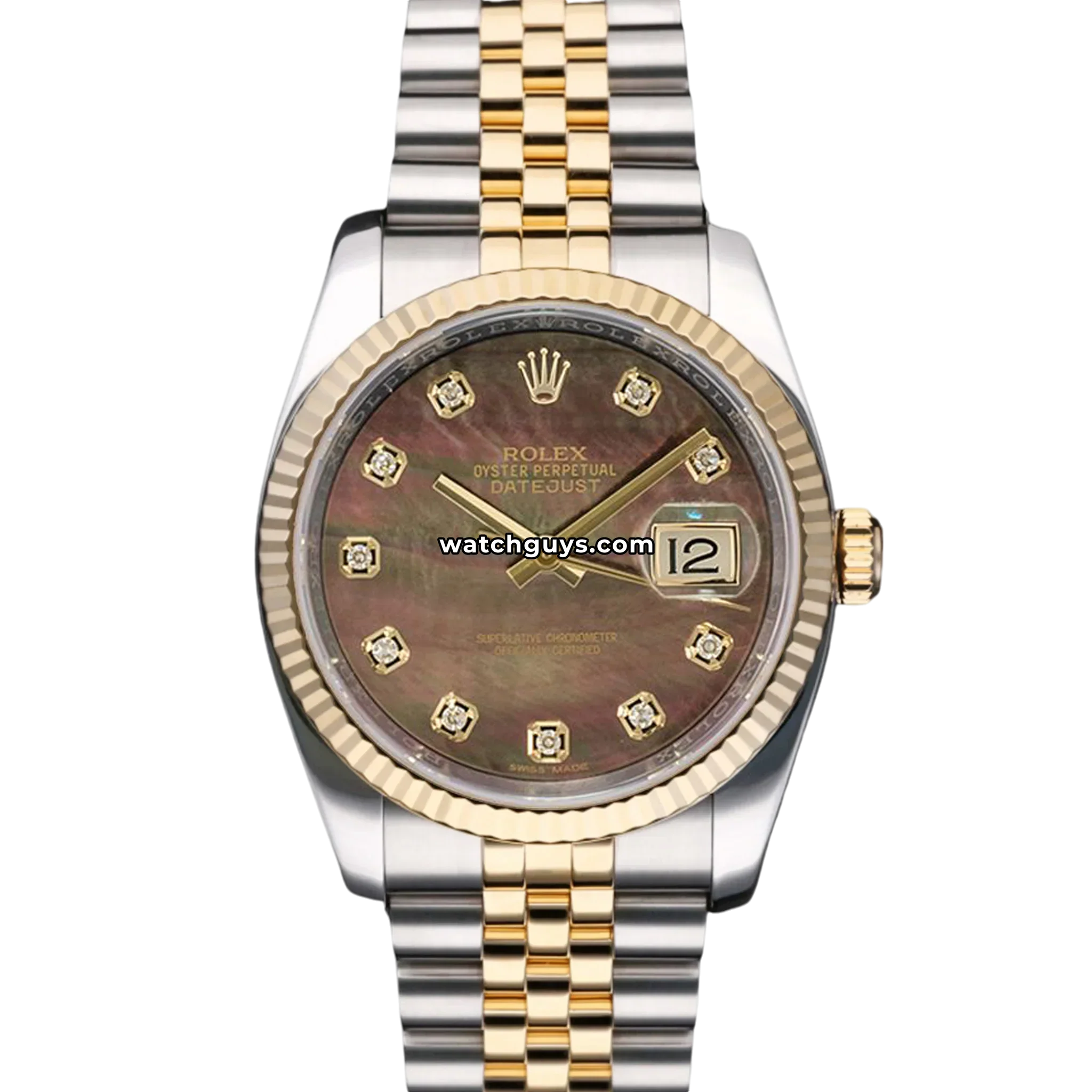 Rolex Datejust 116233 Dark Mother of Pearl Diamond Jubilee