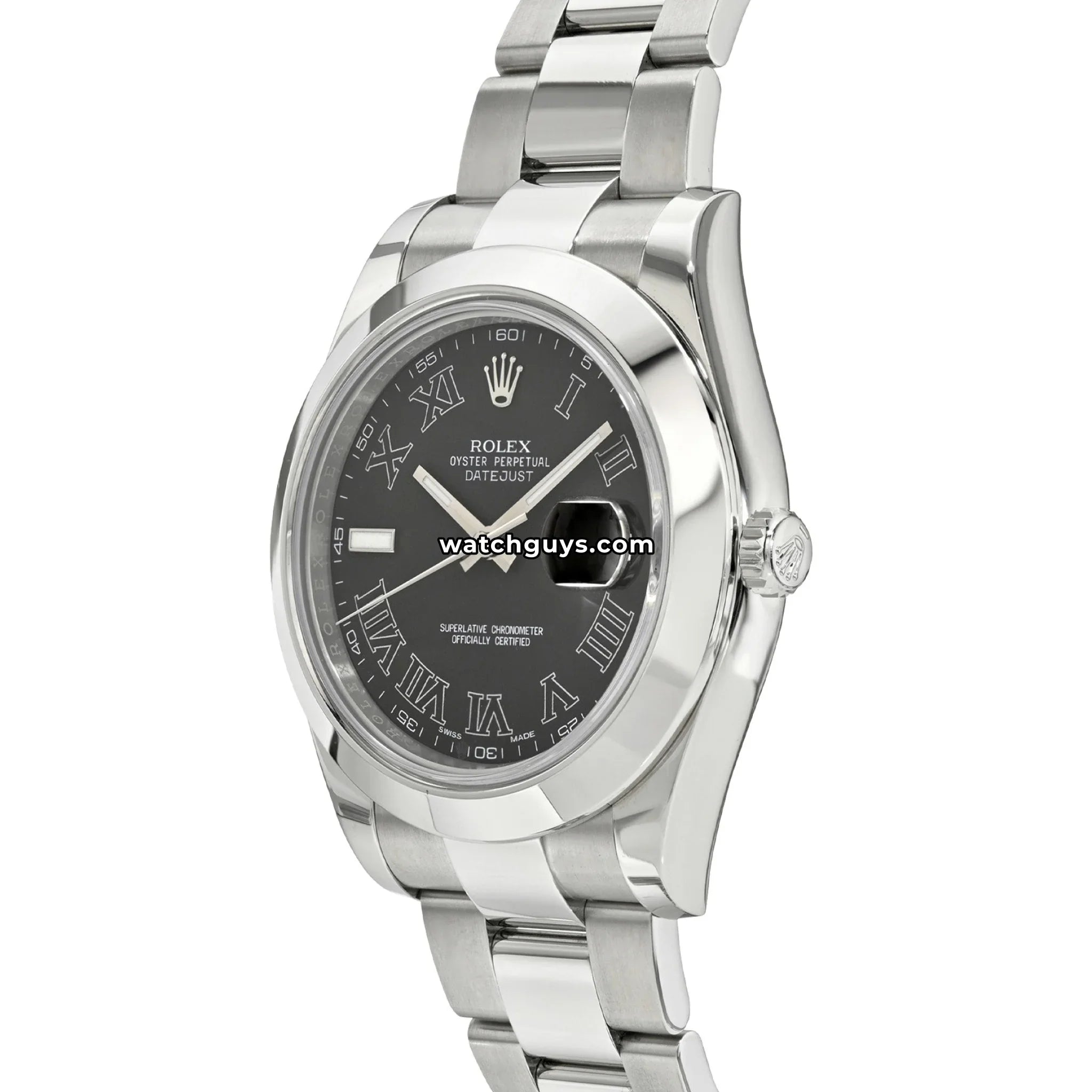 Rolex Datejust 116300 Grey Roman Numeral