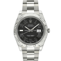 Rolex Datejust 116334 Grey Roman Oyster