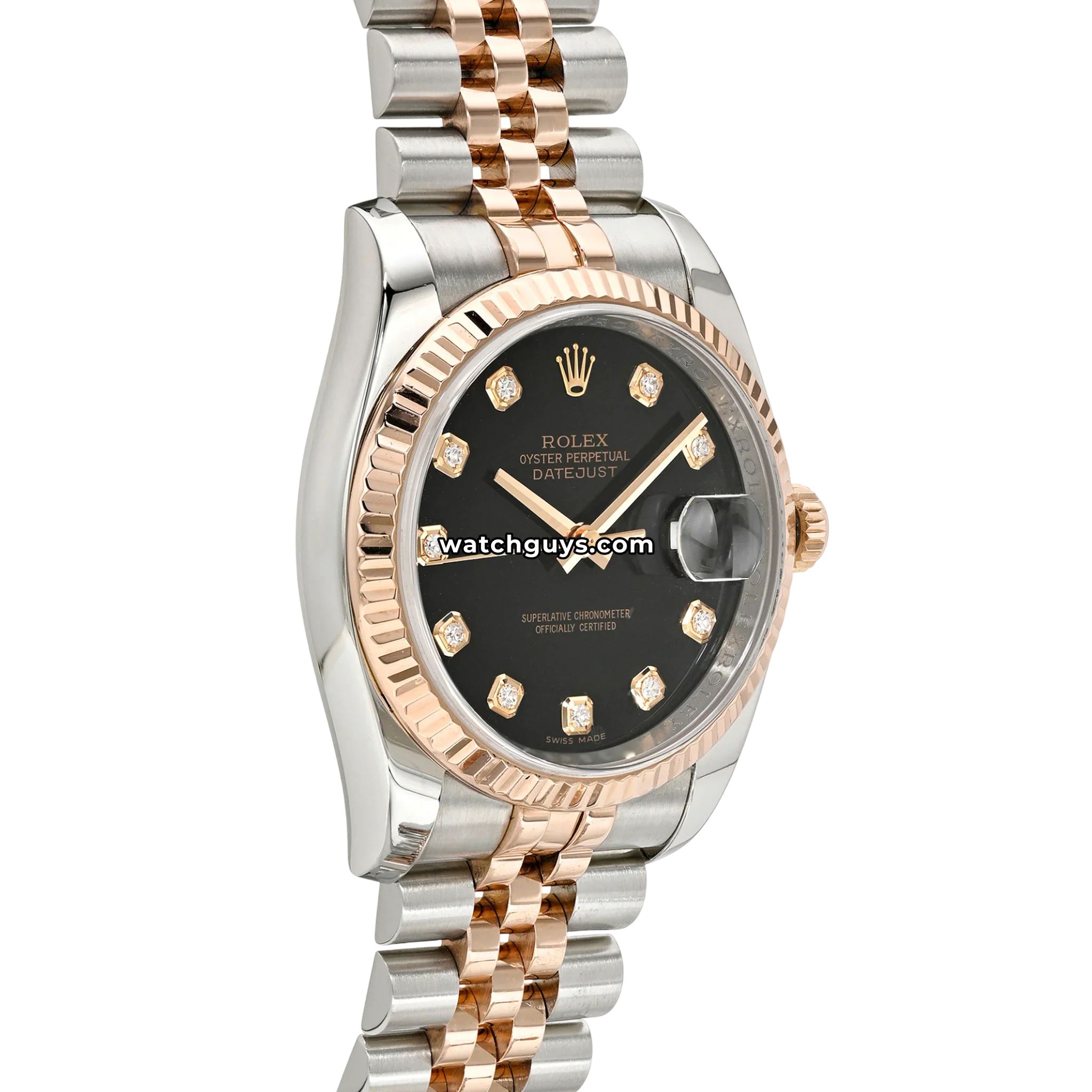 Rolex Datejust 116231 Black Diamond Jubilee