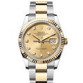 Rolex Datejust 126233 Champagne Diamond Oyster