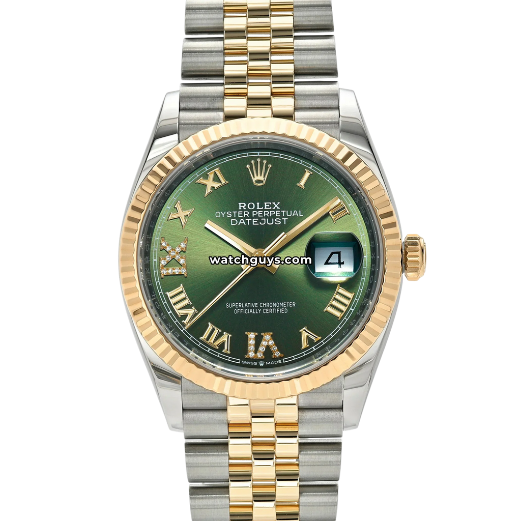 Rolex Datejust 126233 Green Roman Jubilee
