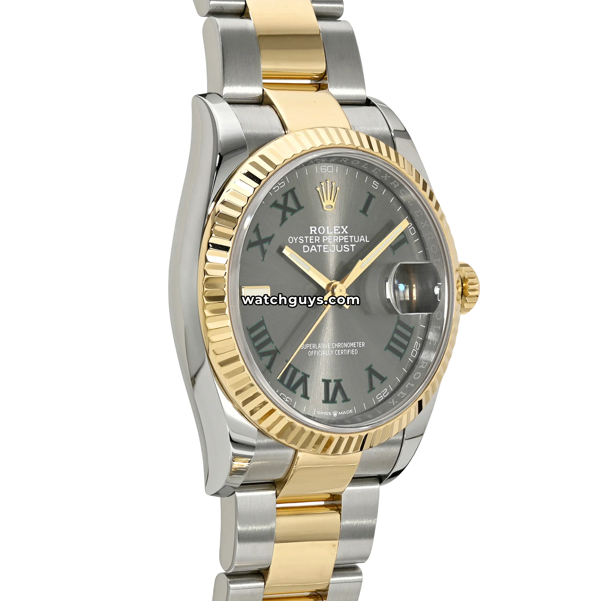 Rolex Datejust 126233 Wimbledon Two Tone Oyster