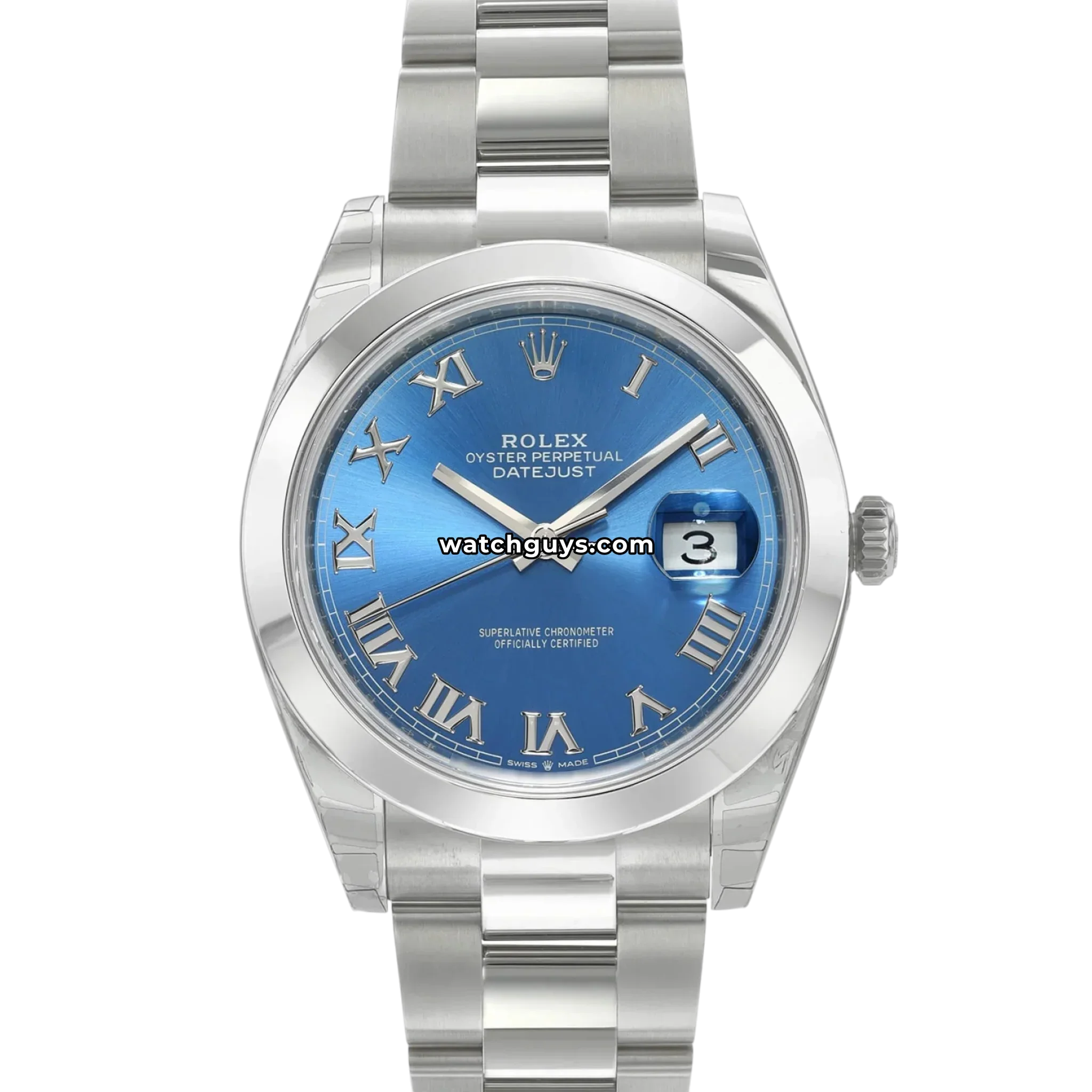 Rolex Datejust 126300 Azzurro Blue Oyster