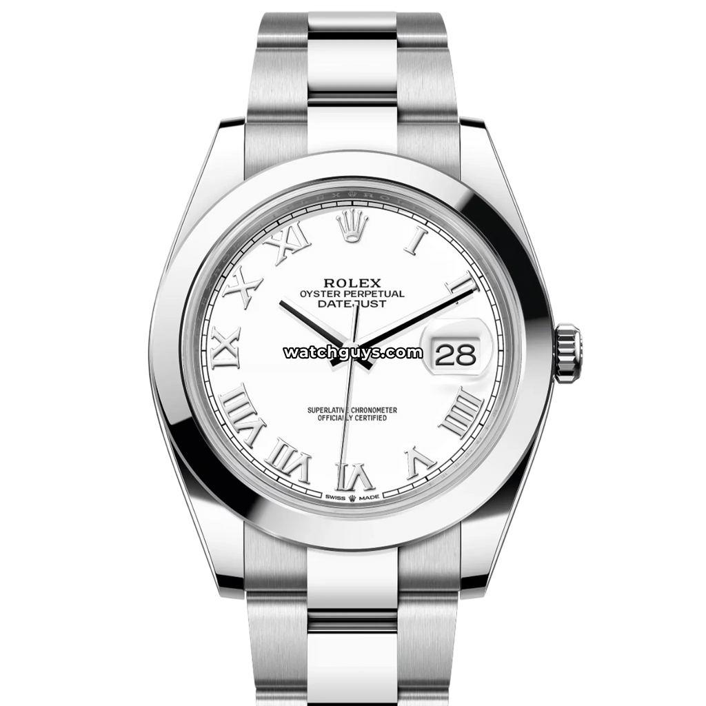 Rolex Datejust 126300 White Roman