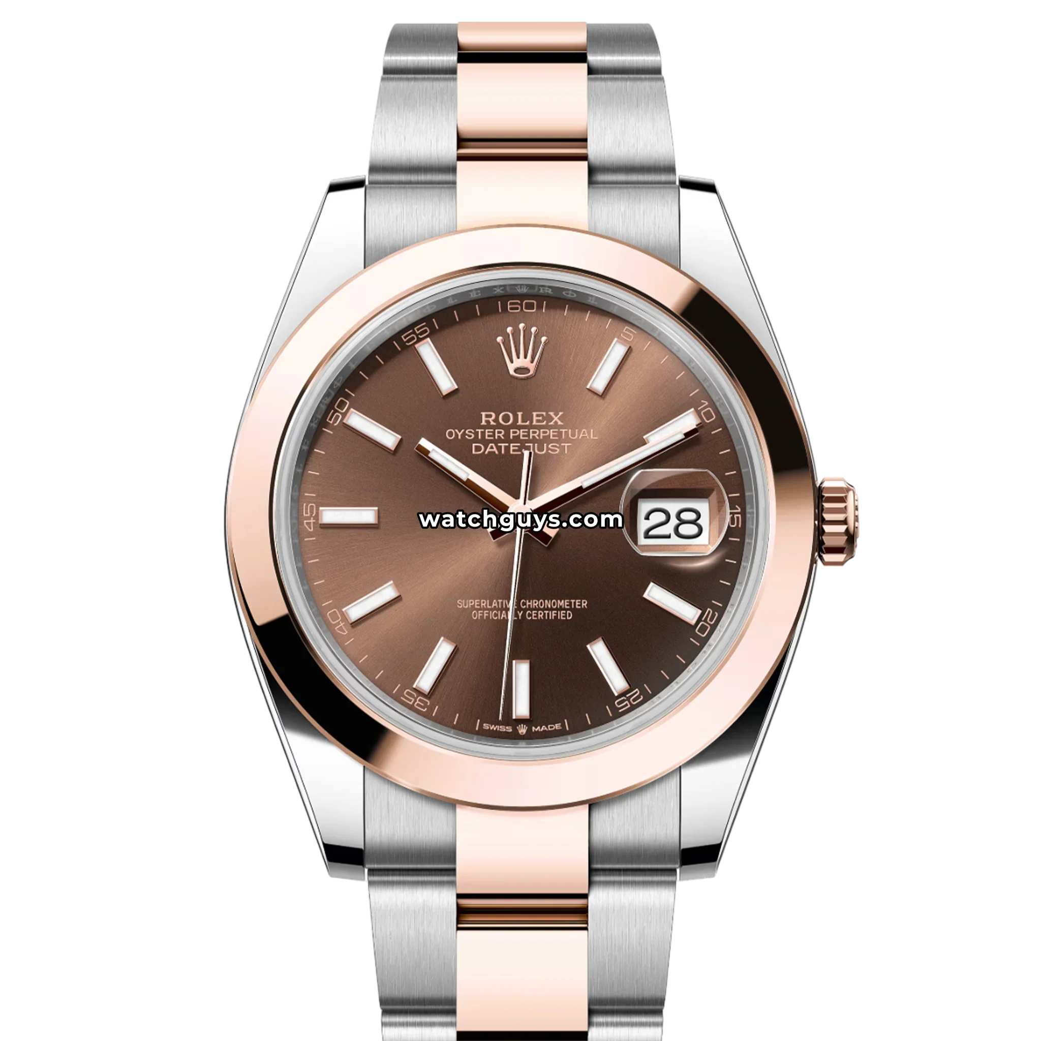 Rolex Datejust 126301 Chocolate Index Oyster