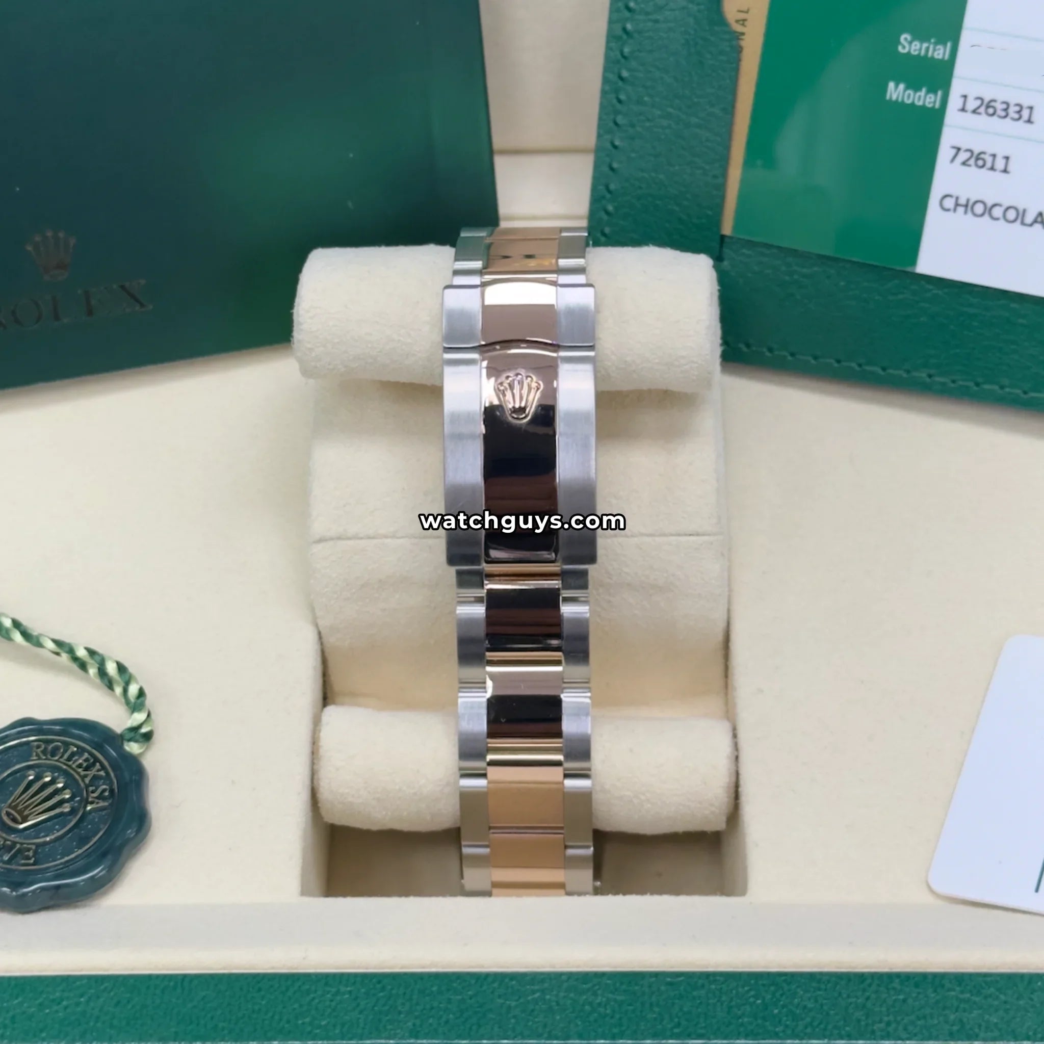 Rolex Datejust 126331 Chocolate Index