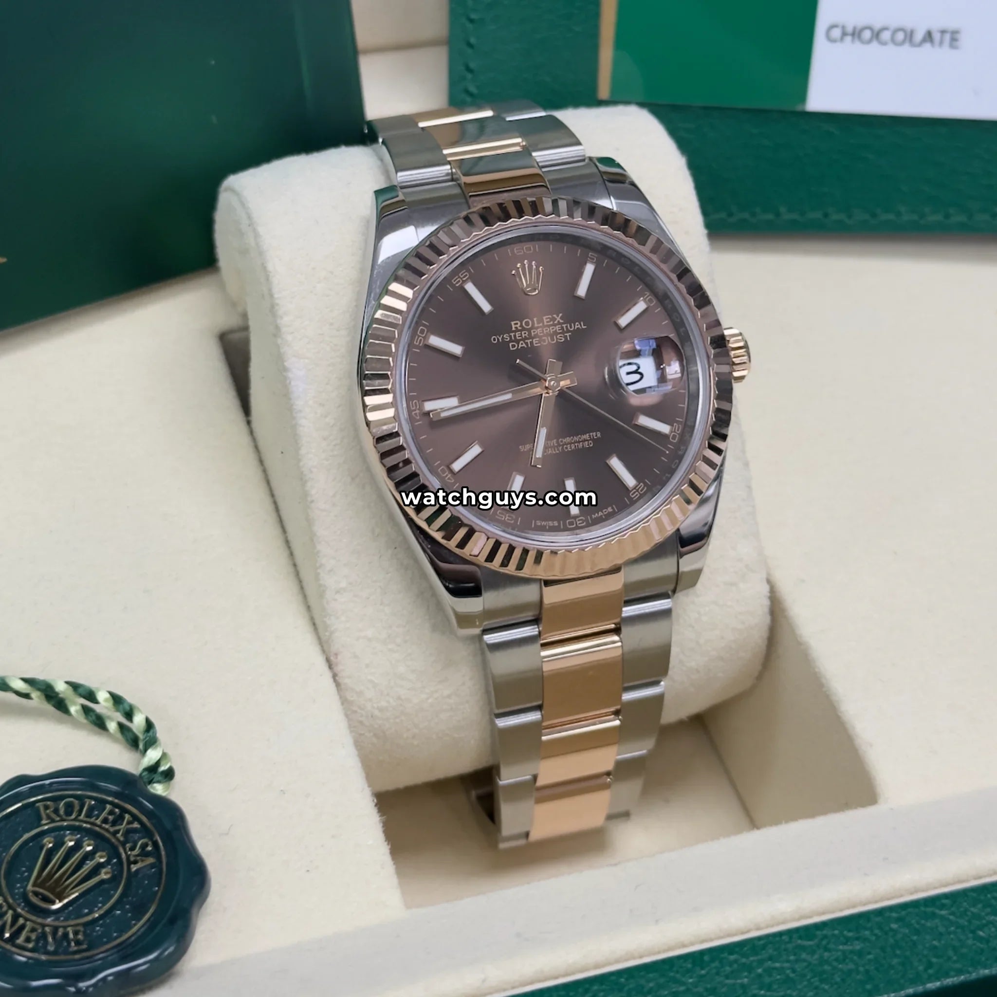 Rolex Datejust 126331 Chocolate Index