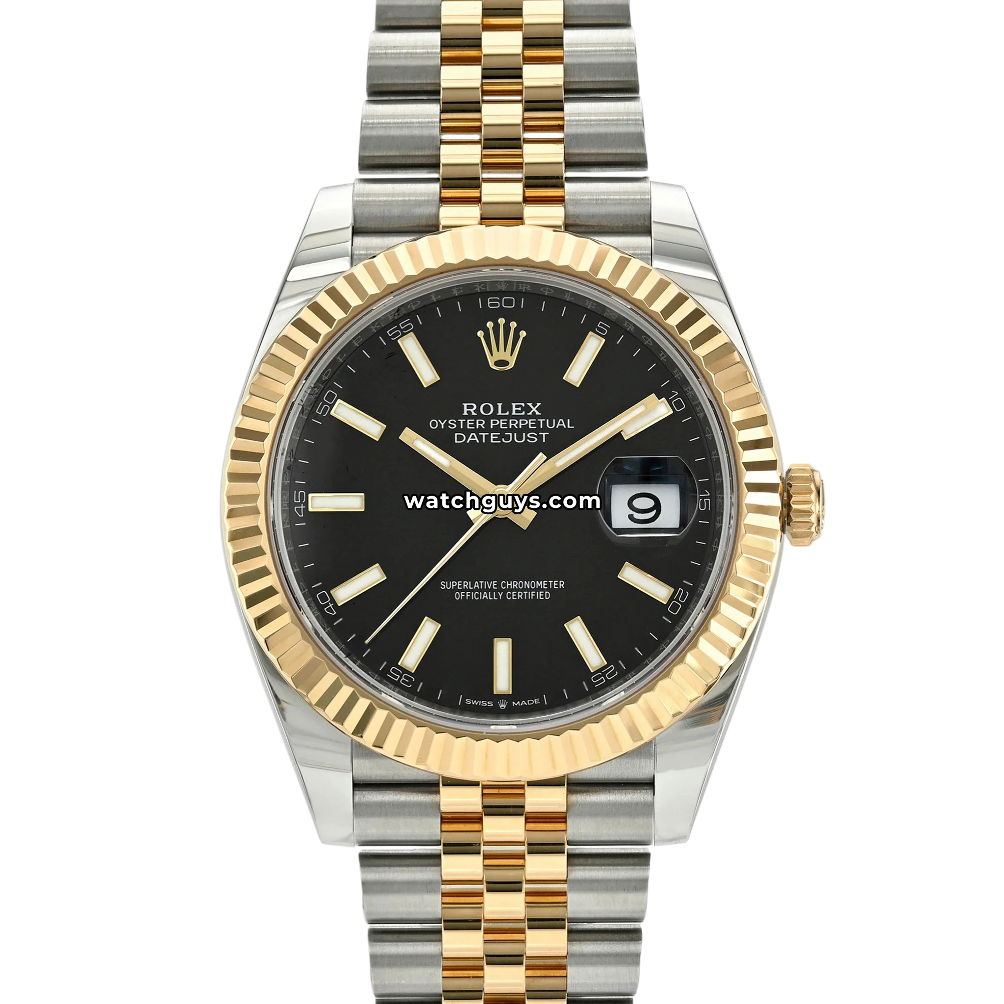 Rolex Datejust 126333 Black Index Jubilee