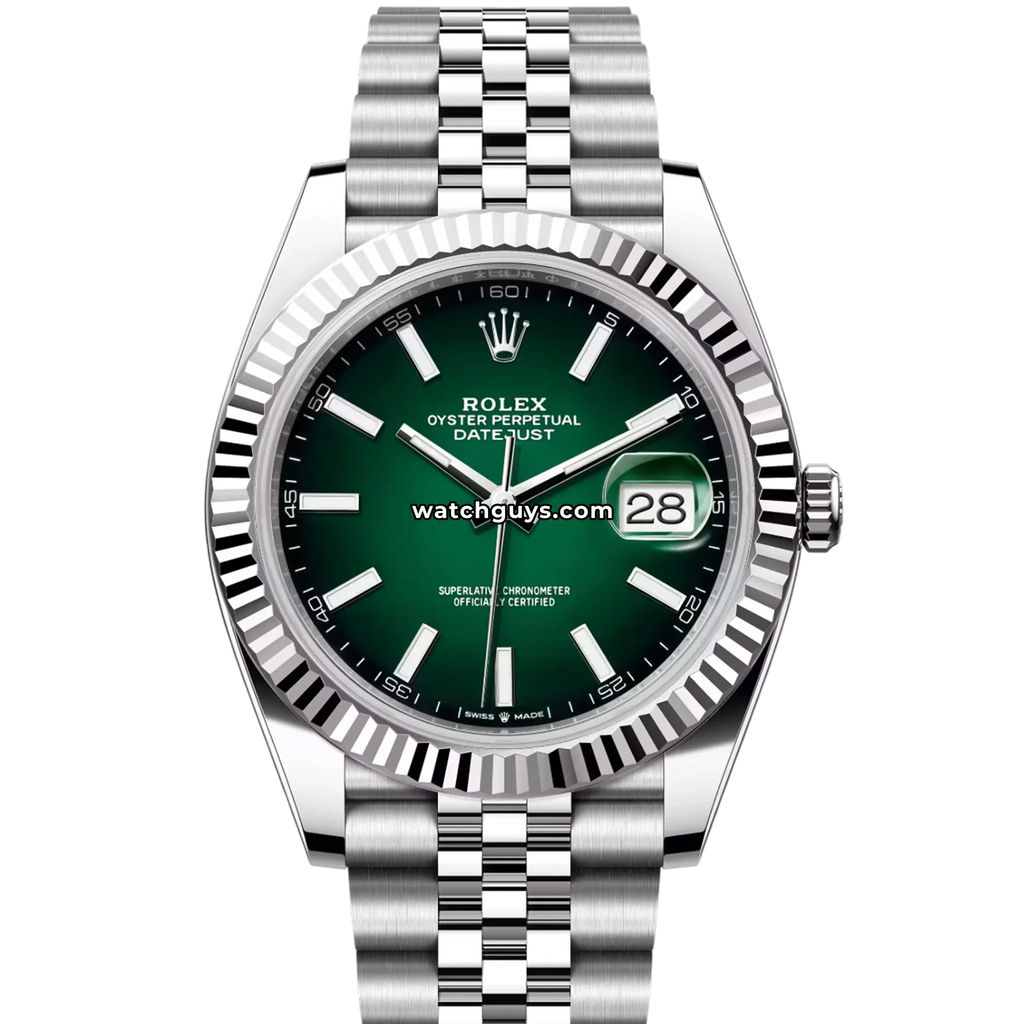 Rolex Datejust 126334 Green "Ombre" Jubilee