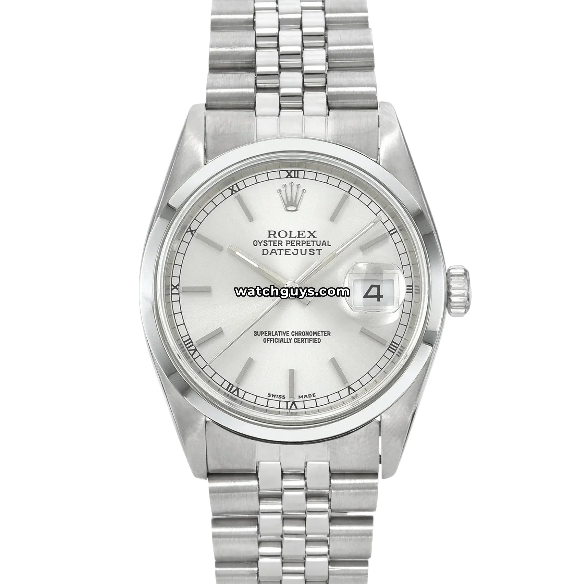 Rolex Datejust 16200 Silver Jubilee