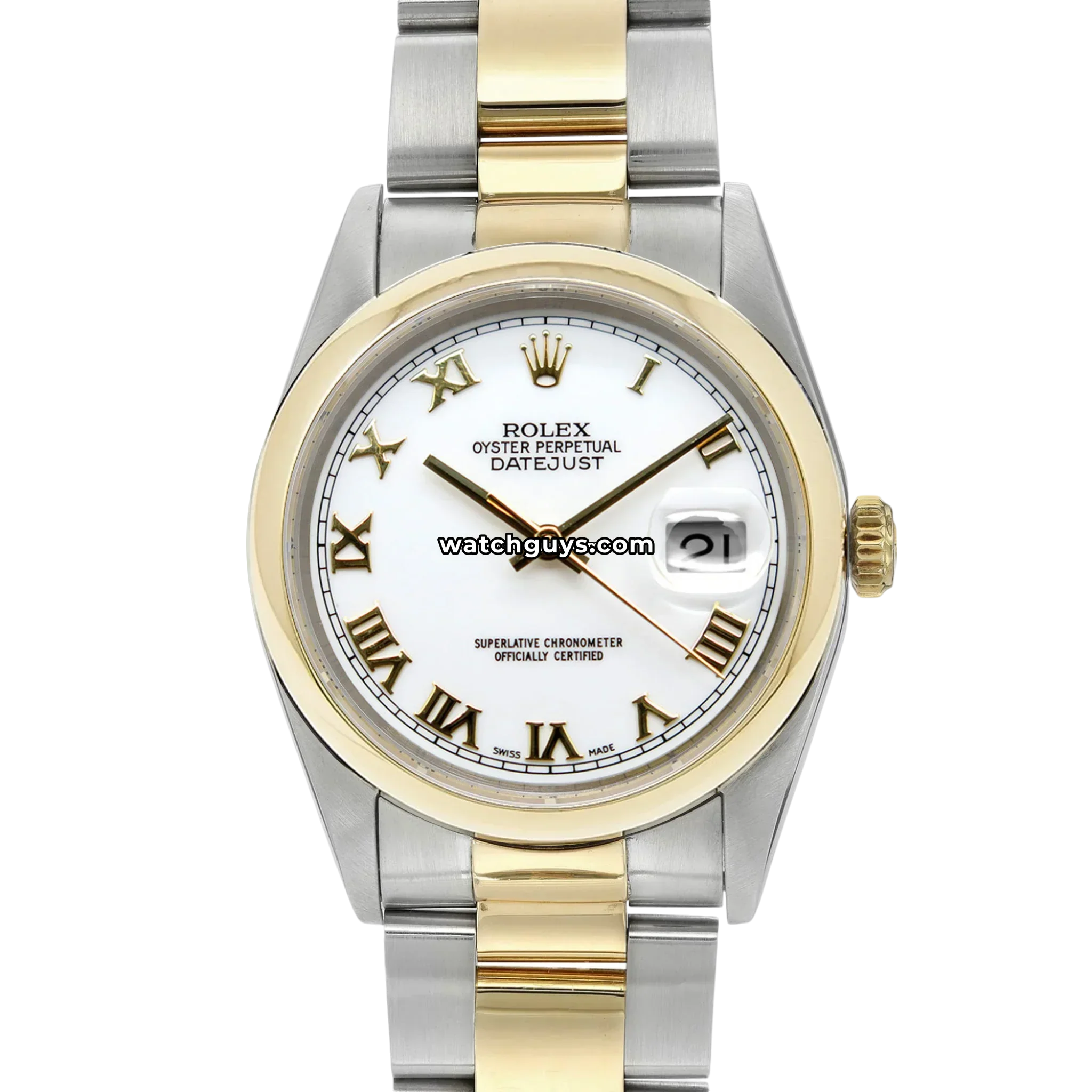 Rolex Datejust 16203 White Roman
