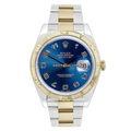 Rolex Datejust 16263 Blue Two Tone Oyster