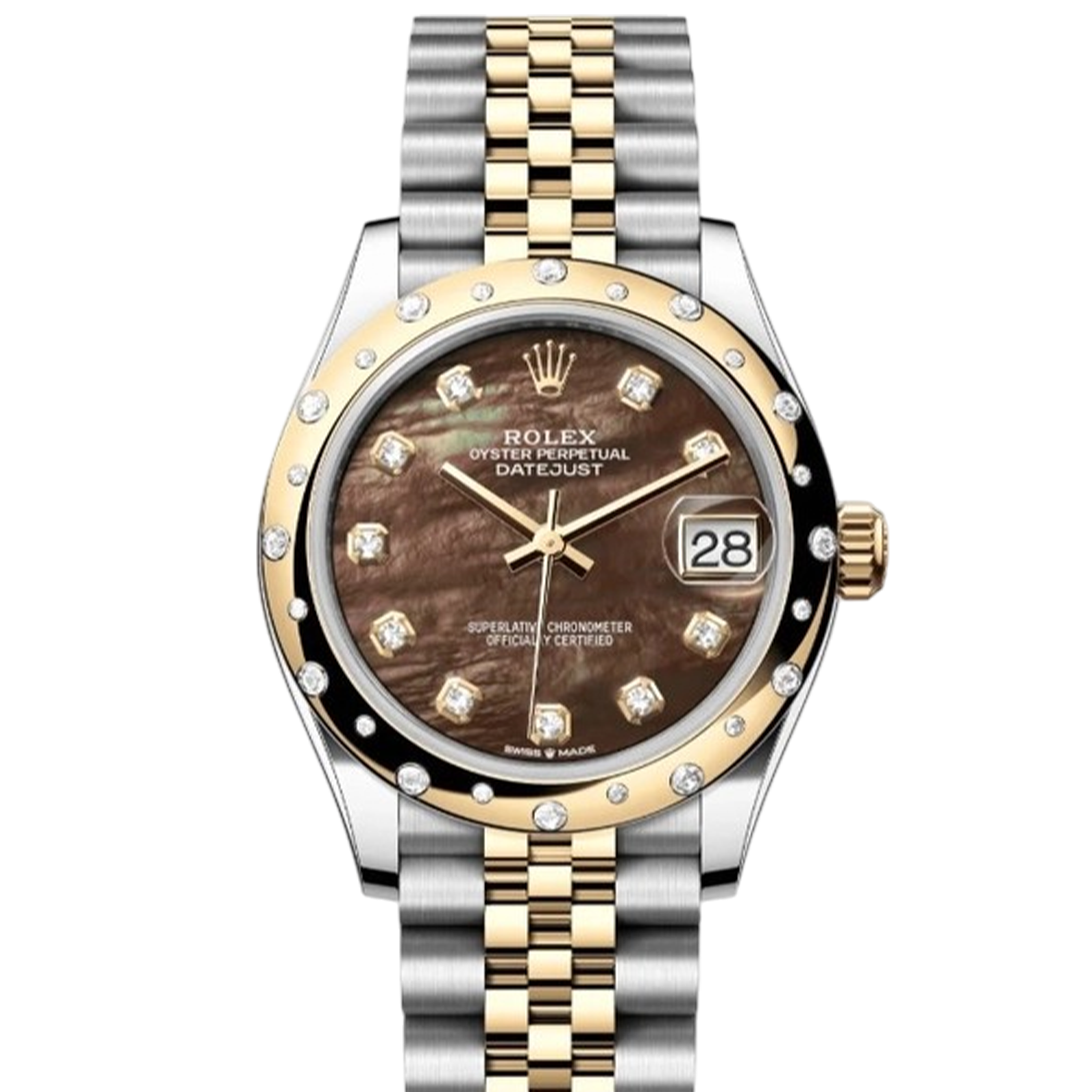 Rolex Datejust 178343 Dark Mother of Pearl Diamond