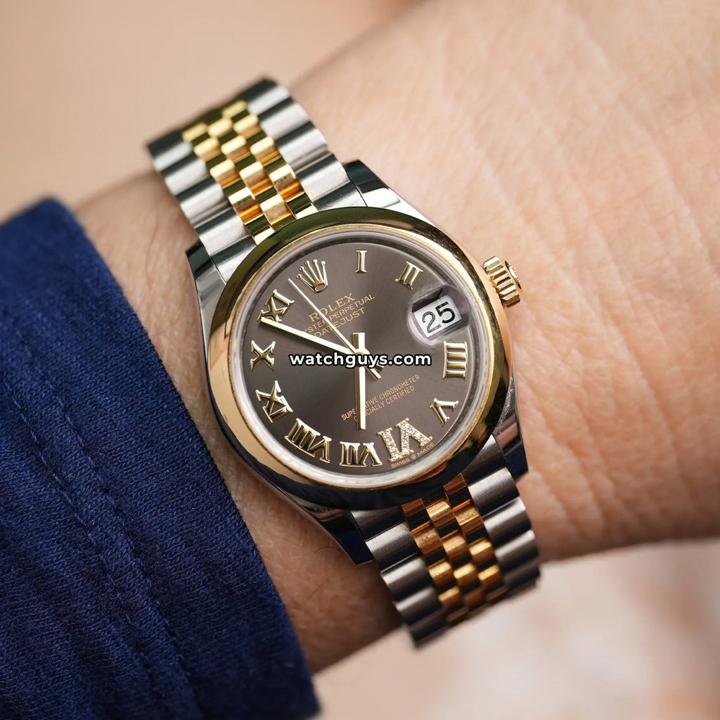 Rolex Datejust 278243 Gray Roman Jubilee