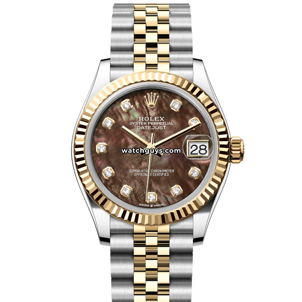 Rolex Datejust 278273 Black Mother of Pearl Diamond Jubilee