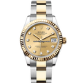 Rolex Datejust 278273 Champagne Diamond Oyster