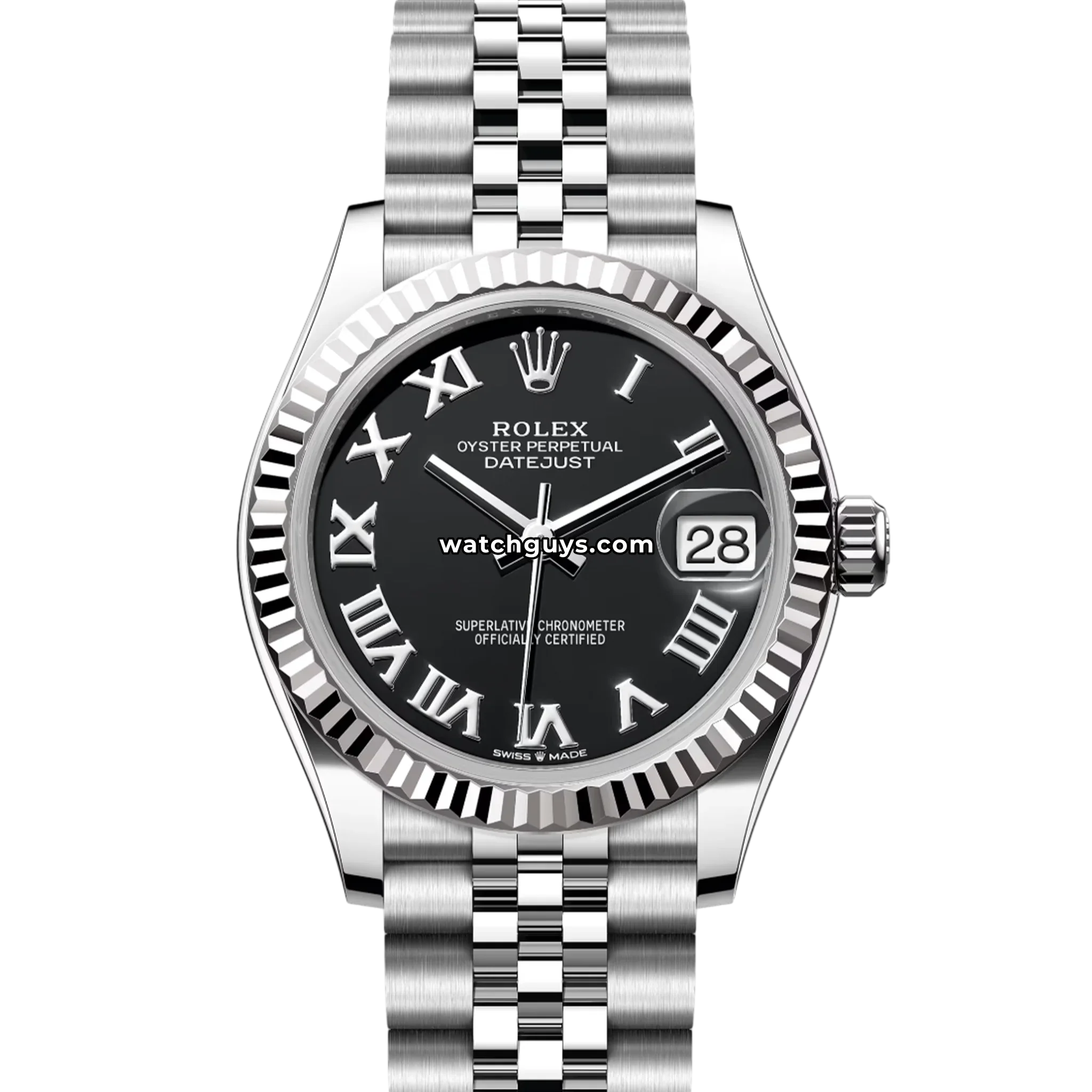 Rolex Datejust 278274 Black Roman Jubilee