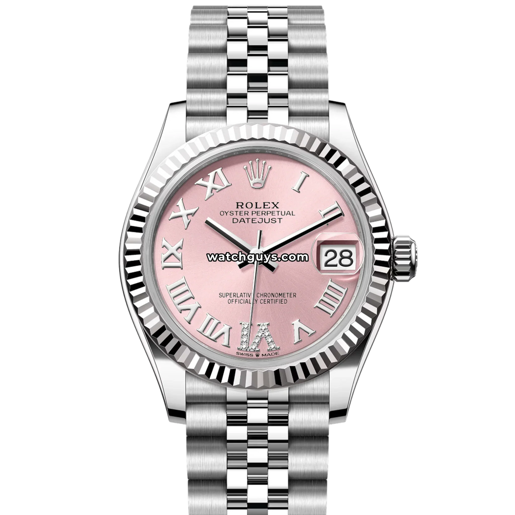 Rolex Datejust 278274 Pink Roman Diamond VI Jubilee
