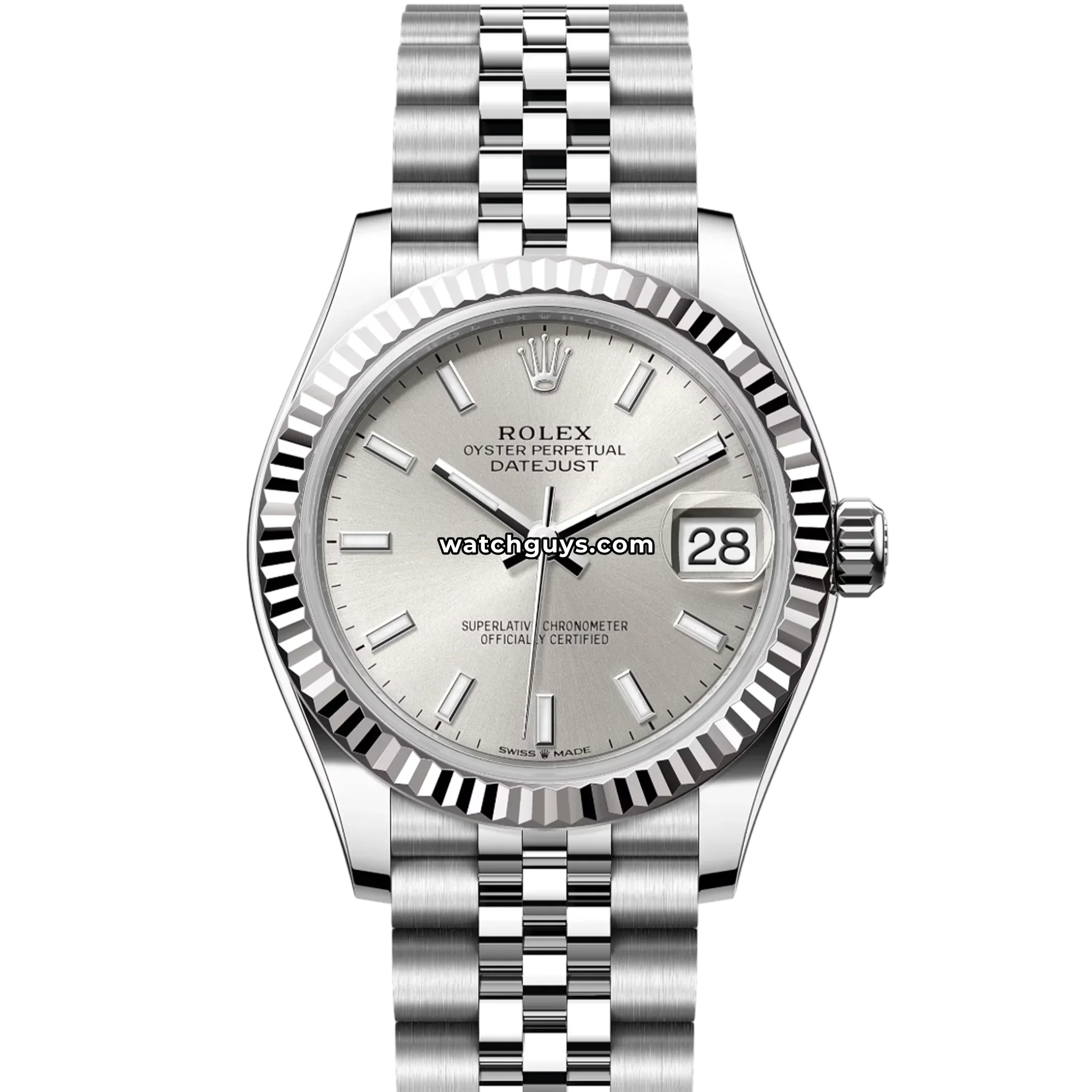 Rolex Datejust 278274 Silver Index Jubilee