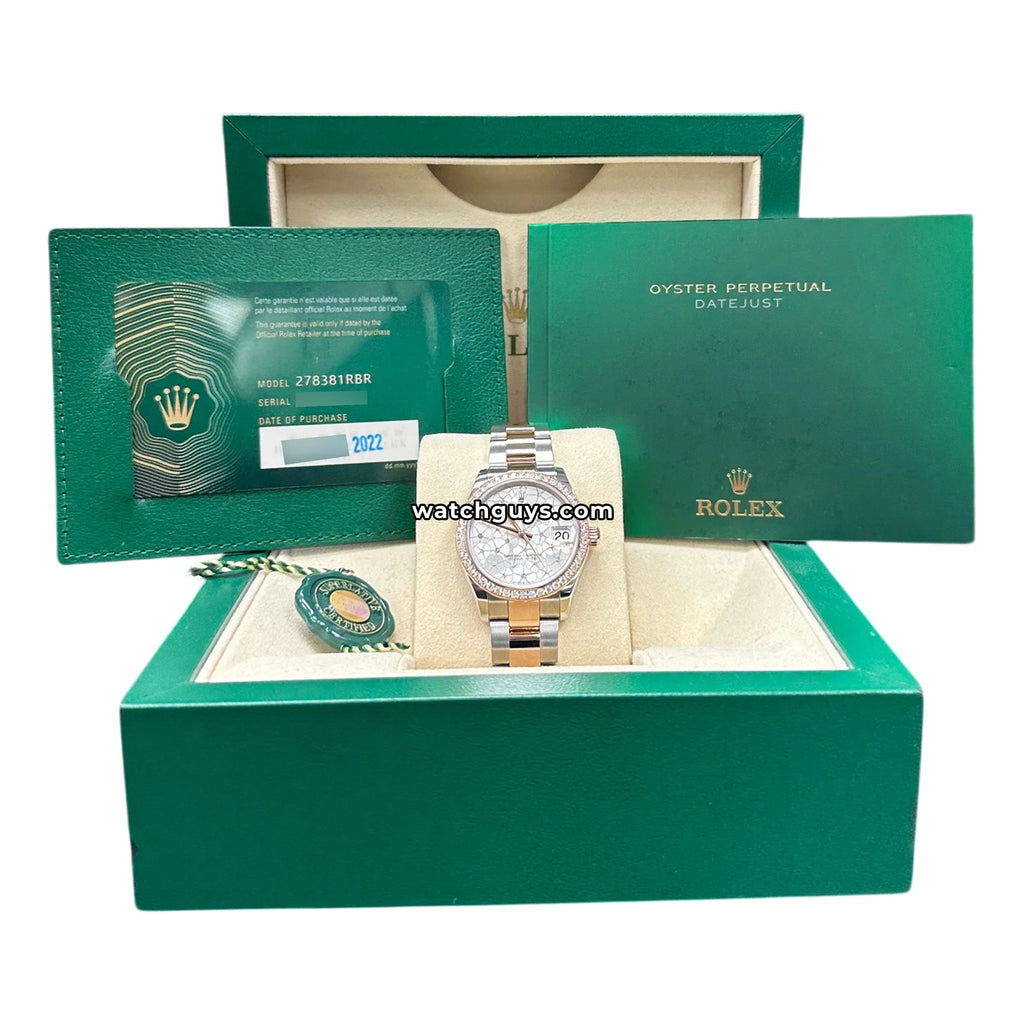 Rolex Datejust 278381RBR Raindrop Diamond