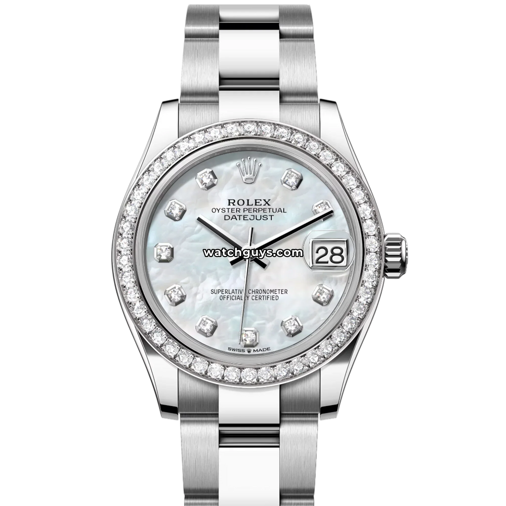 Rolex Datejust 278384RBR Mother of Pearl Diamond Oyster