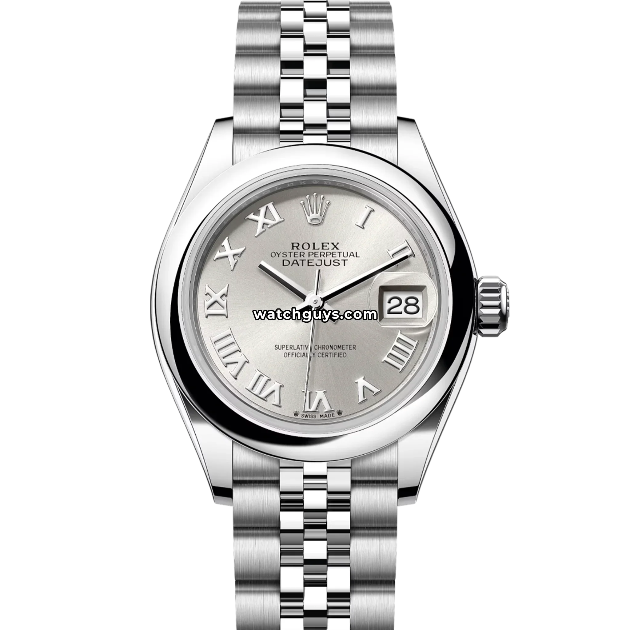 Rolex Datejust 279160 Silver Roman Jubilee