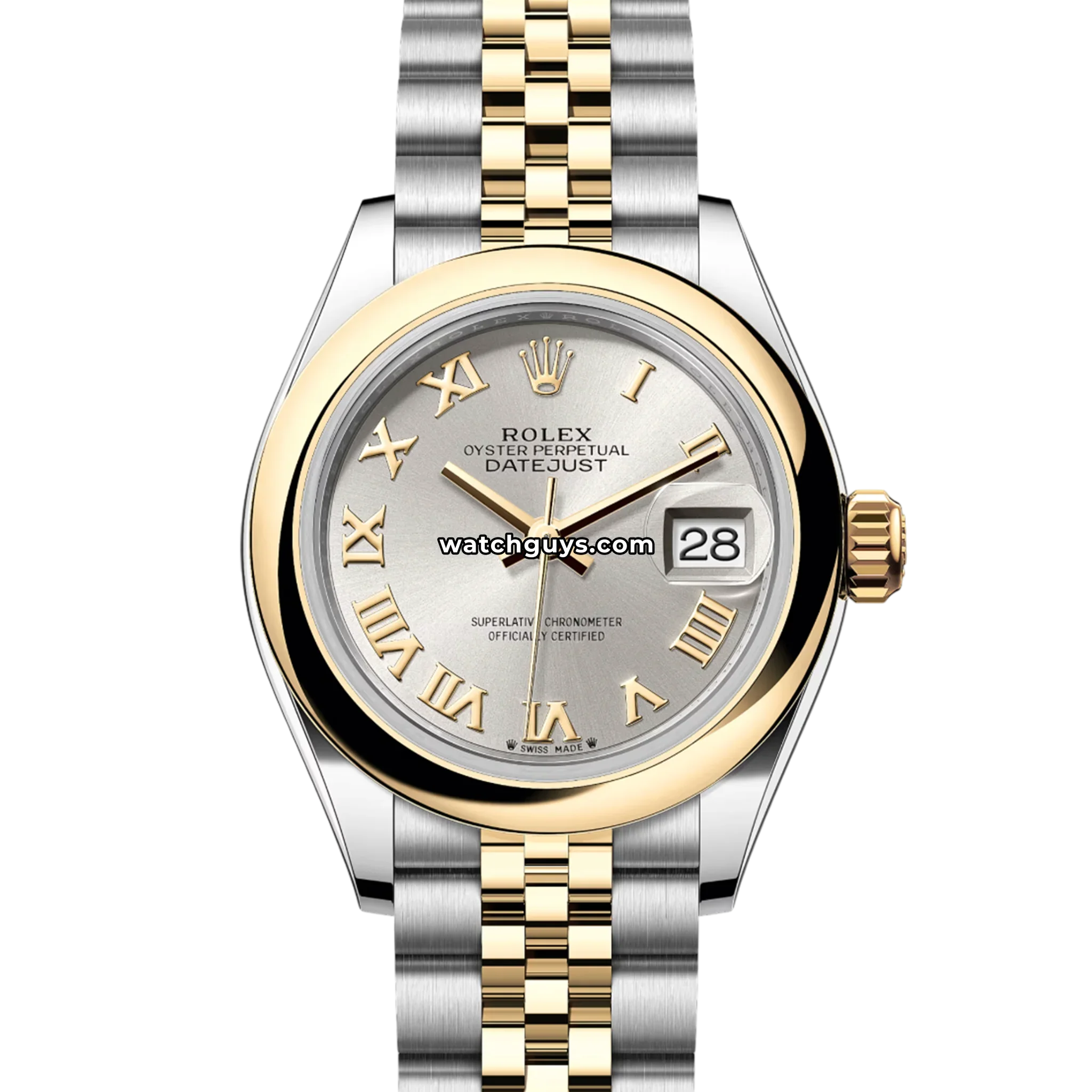 Rolex Datejust 279163 Silver Roman Jubilee